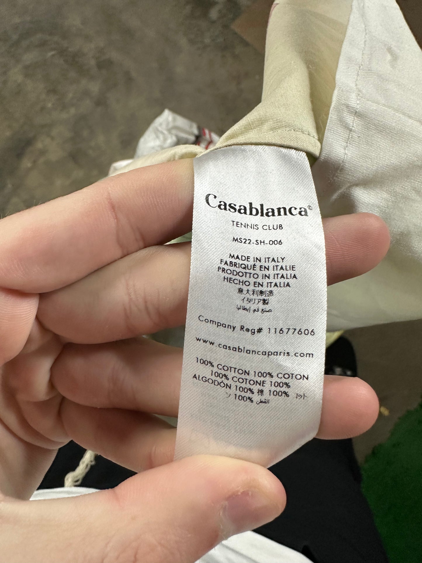 Casablanca Okinawa LS Button Up New XL With Tags