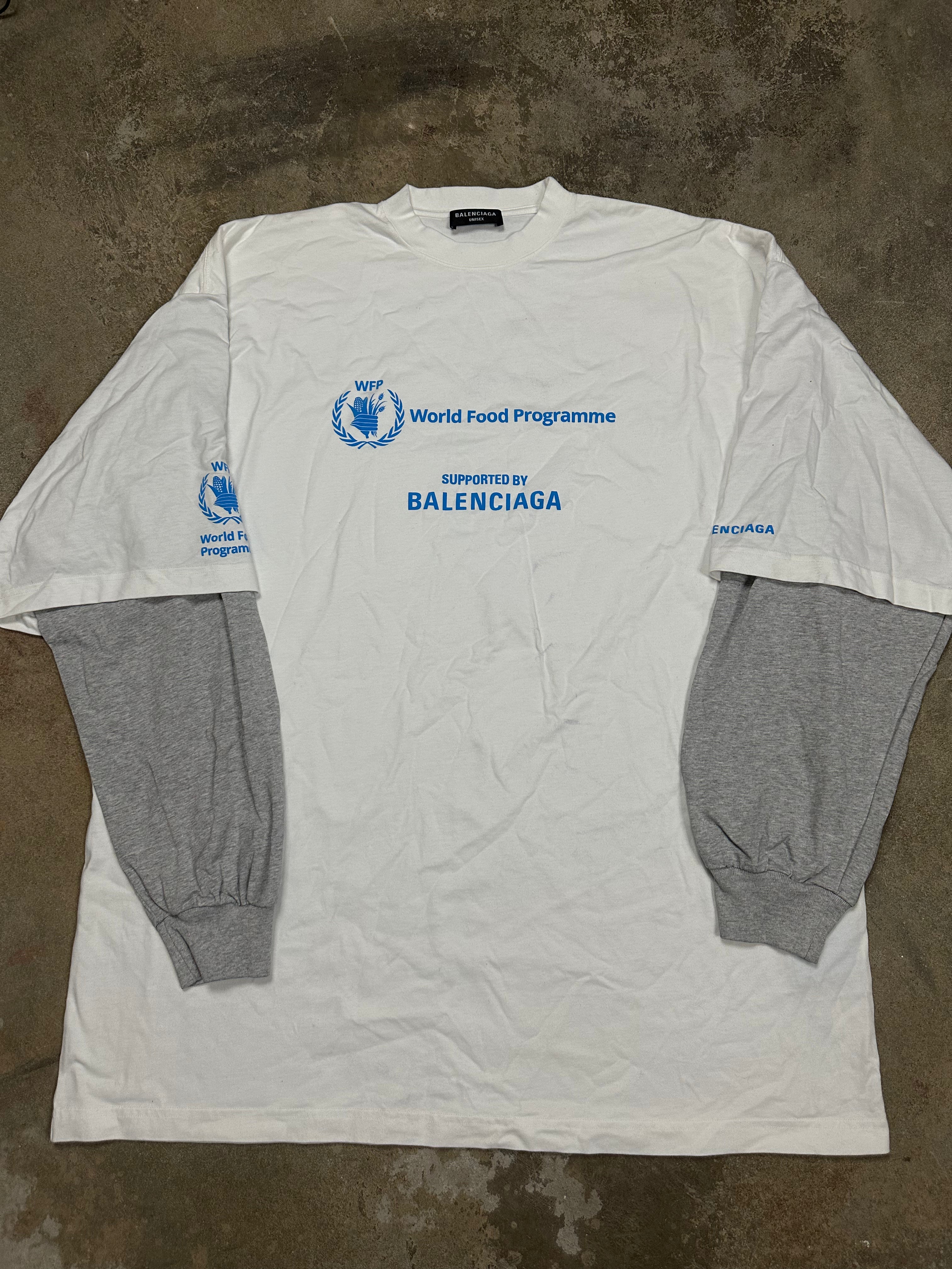 Balenciaga Double Sleeve LS Shirt New XXL