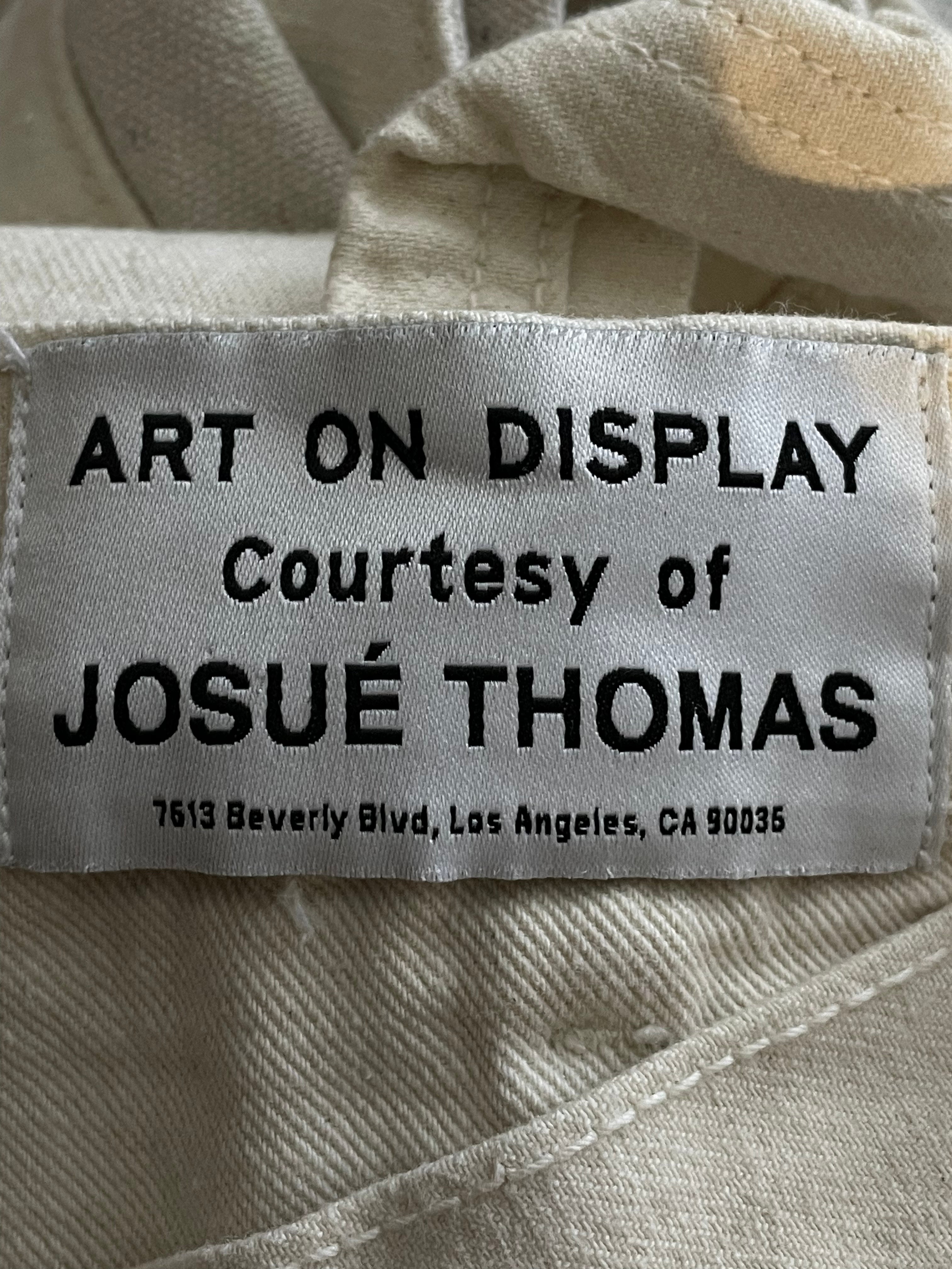 Gallery Dept Paint Splatter Beige Flared Jeans