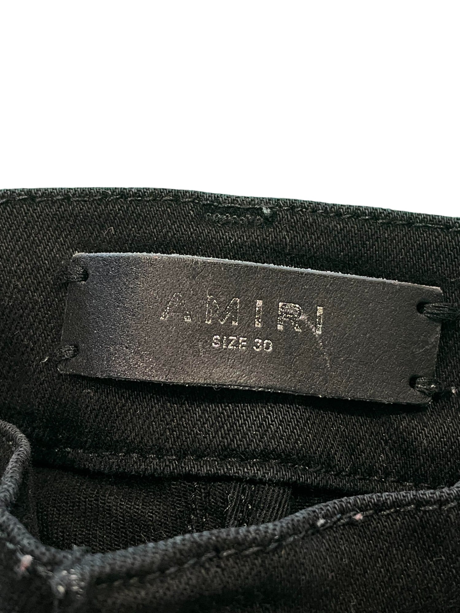 Amiri Stripe Black & White Jeans