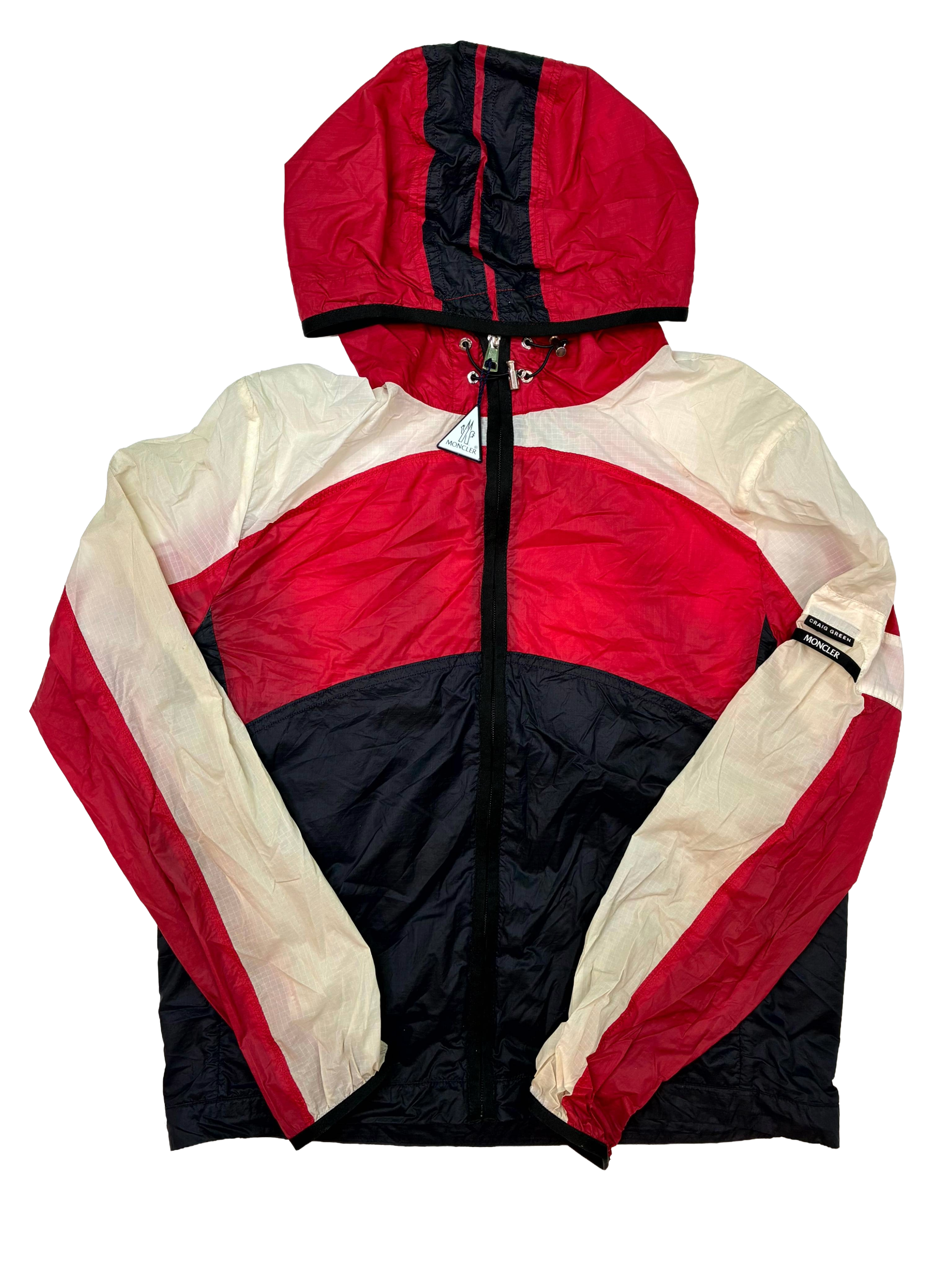 Moncler Craig Green Wind Breaker Red & Navy Jacket