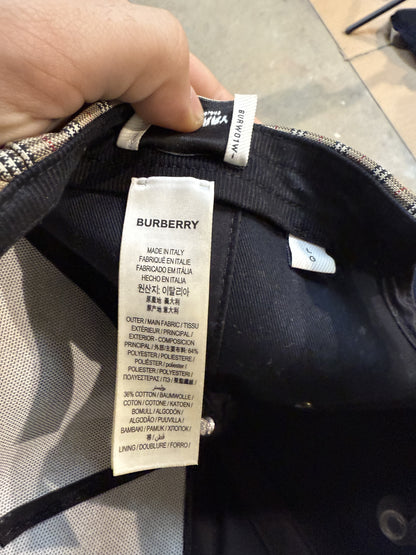 Burberry Monogram Cap Brown Used Large