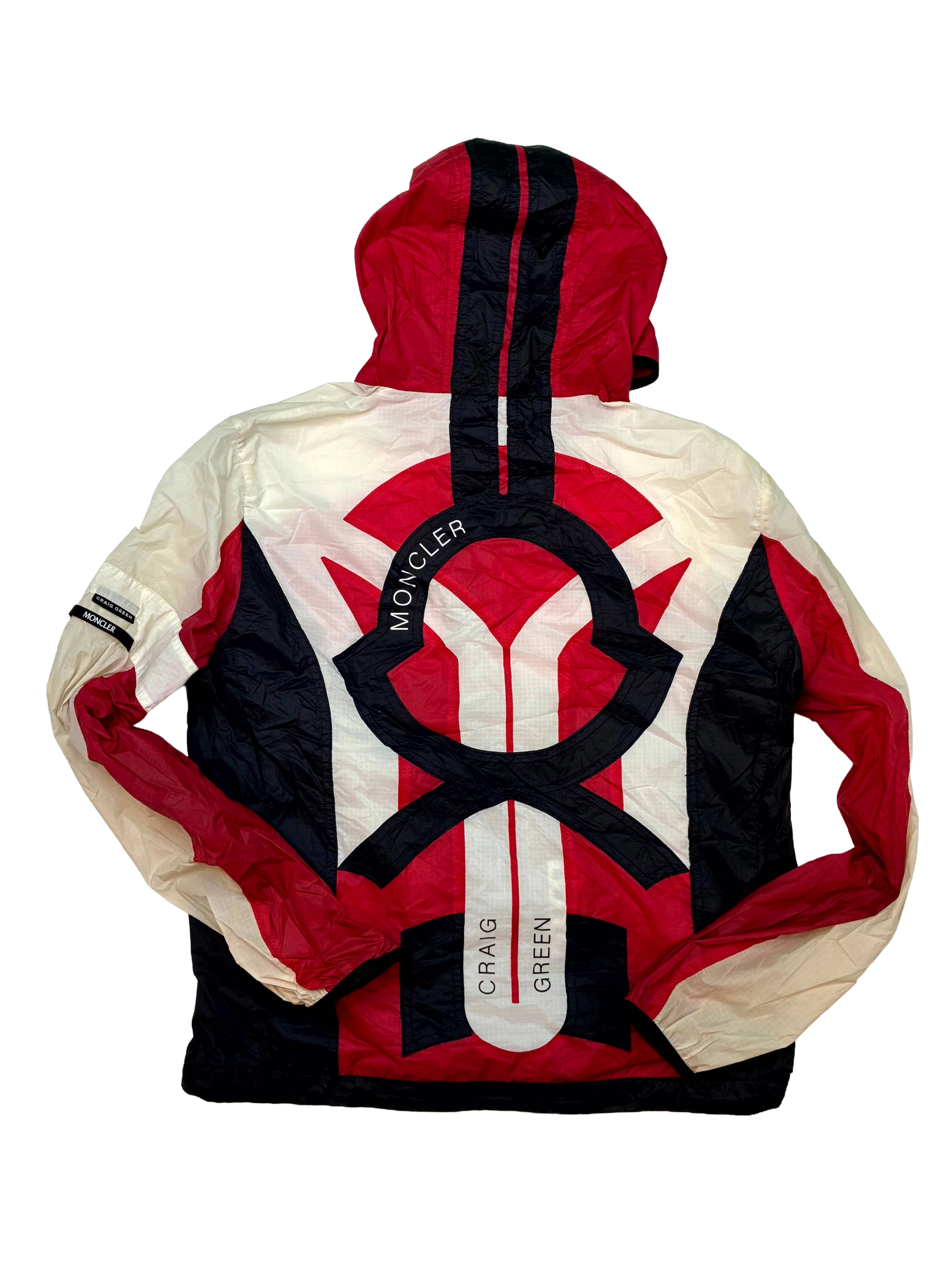Moncler Craig Green Wind Breaker Red & Navy Jacket