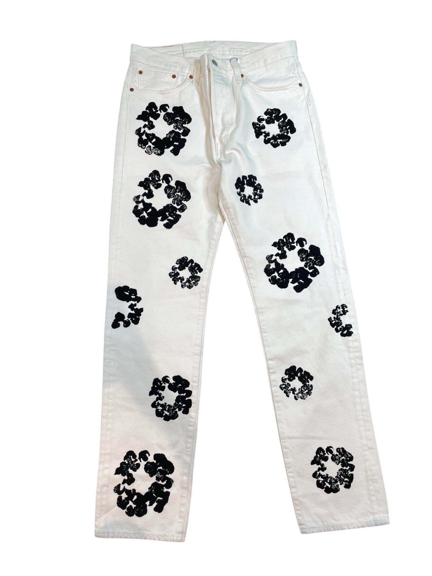 Denim Tears Cotton Wreath Jean White