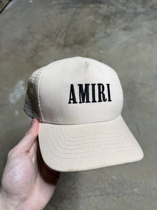 Amiri Core Logo Trucker Pink Black Used OSFM