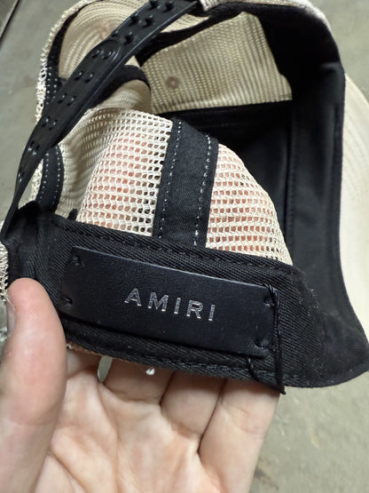 Amiri Core Logo Trucker Pink Black Used OSFM