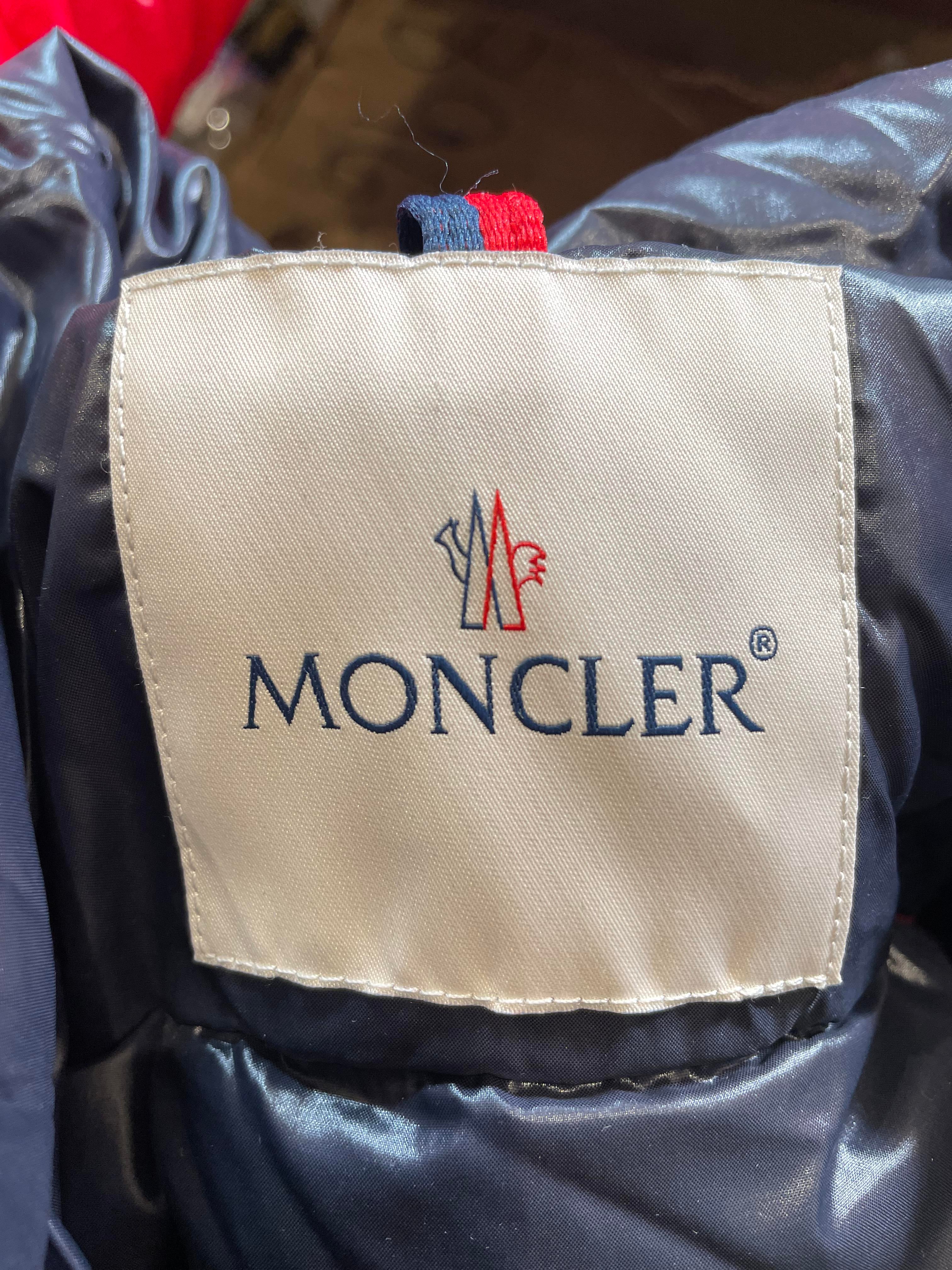 Moncler Red & Navy Puffer jacket