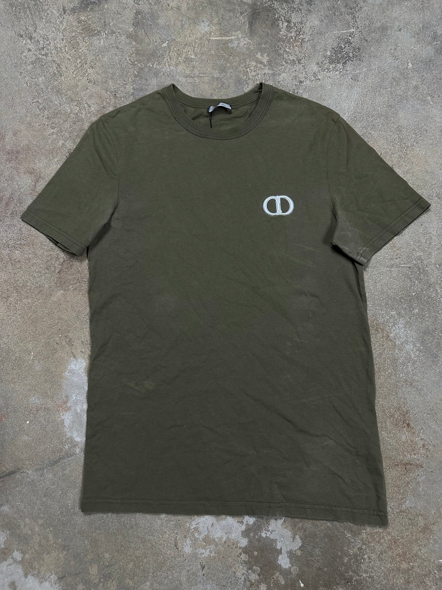 Dior CD Tee Olive Used Medium