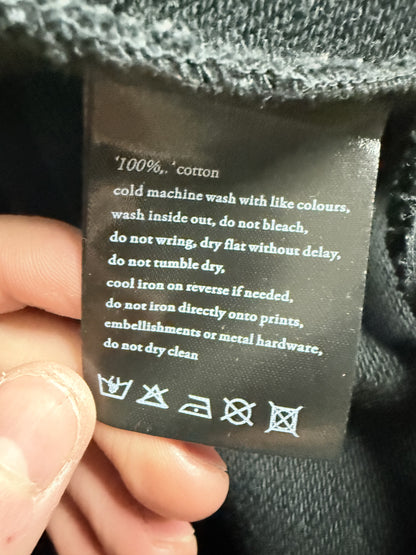 Ksubi Hoodie Black Tonal Used XS