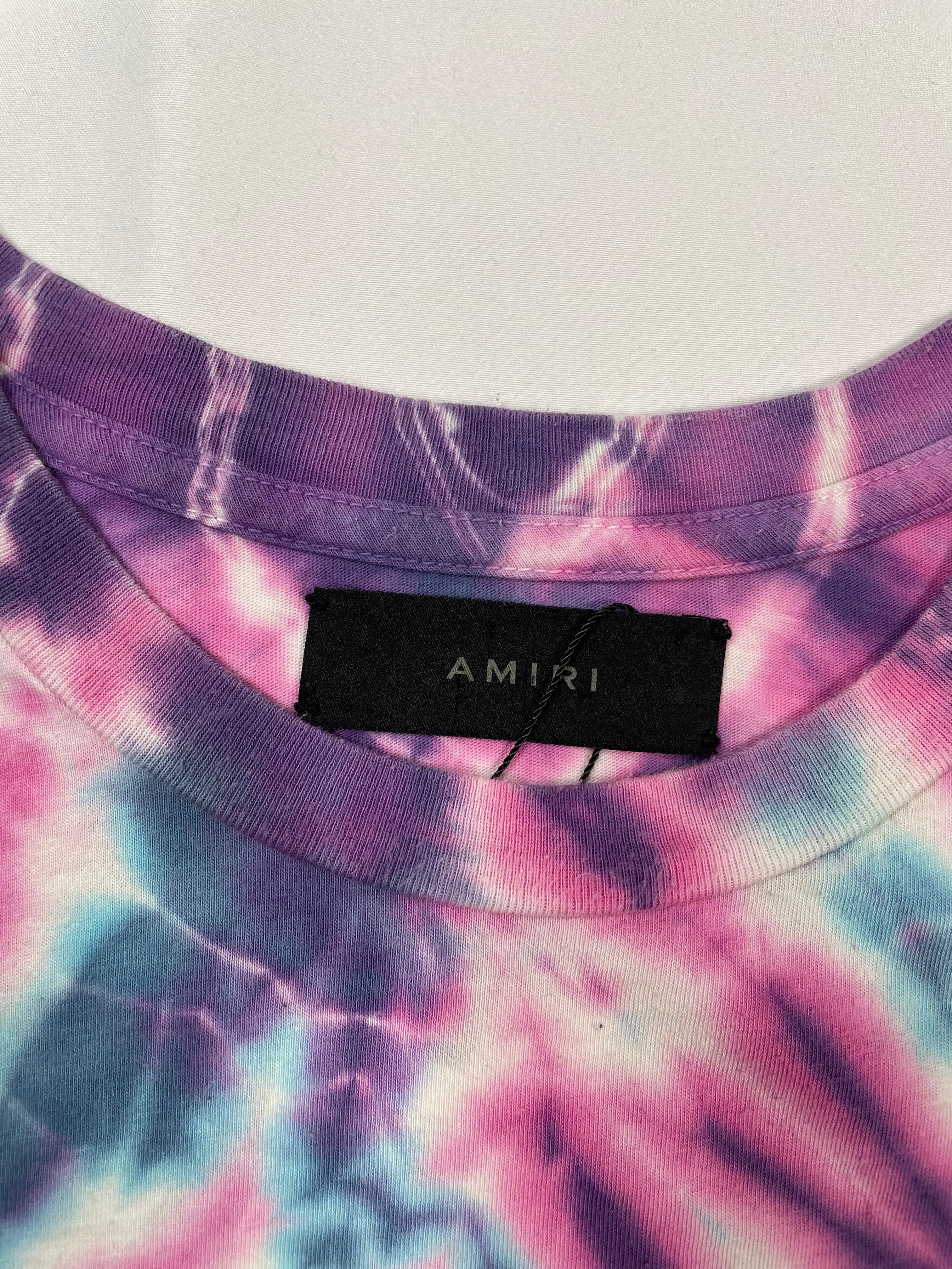 Amiri Tie Dye Dove Tee size:Medium Used