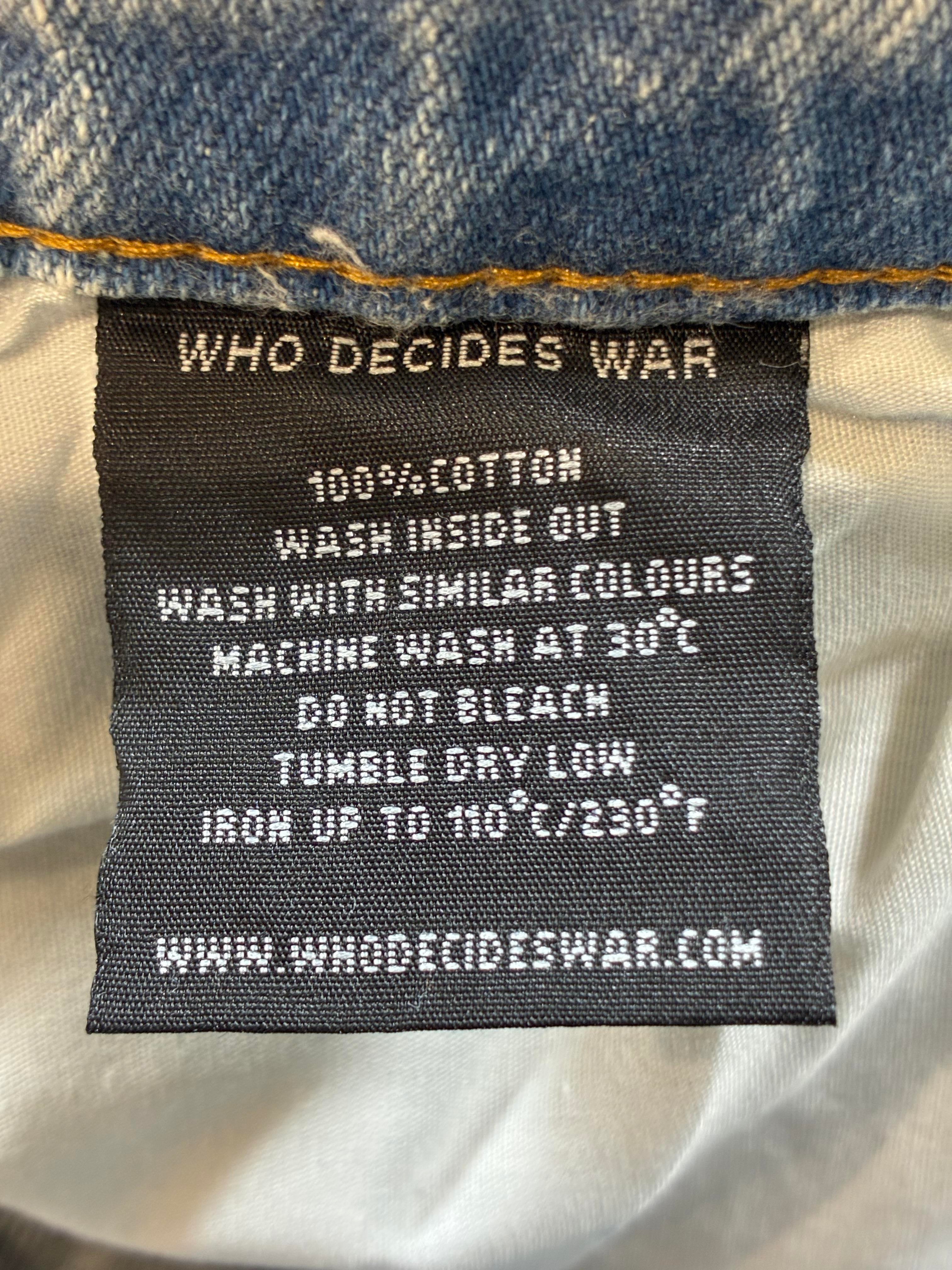 Who Decides War 'Roygbiv Distressed' Light Wash Blue Jeans