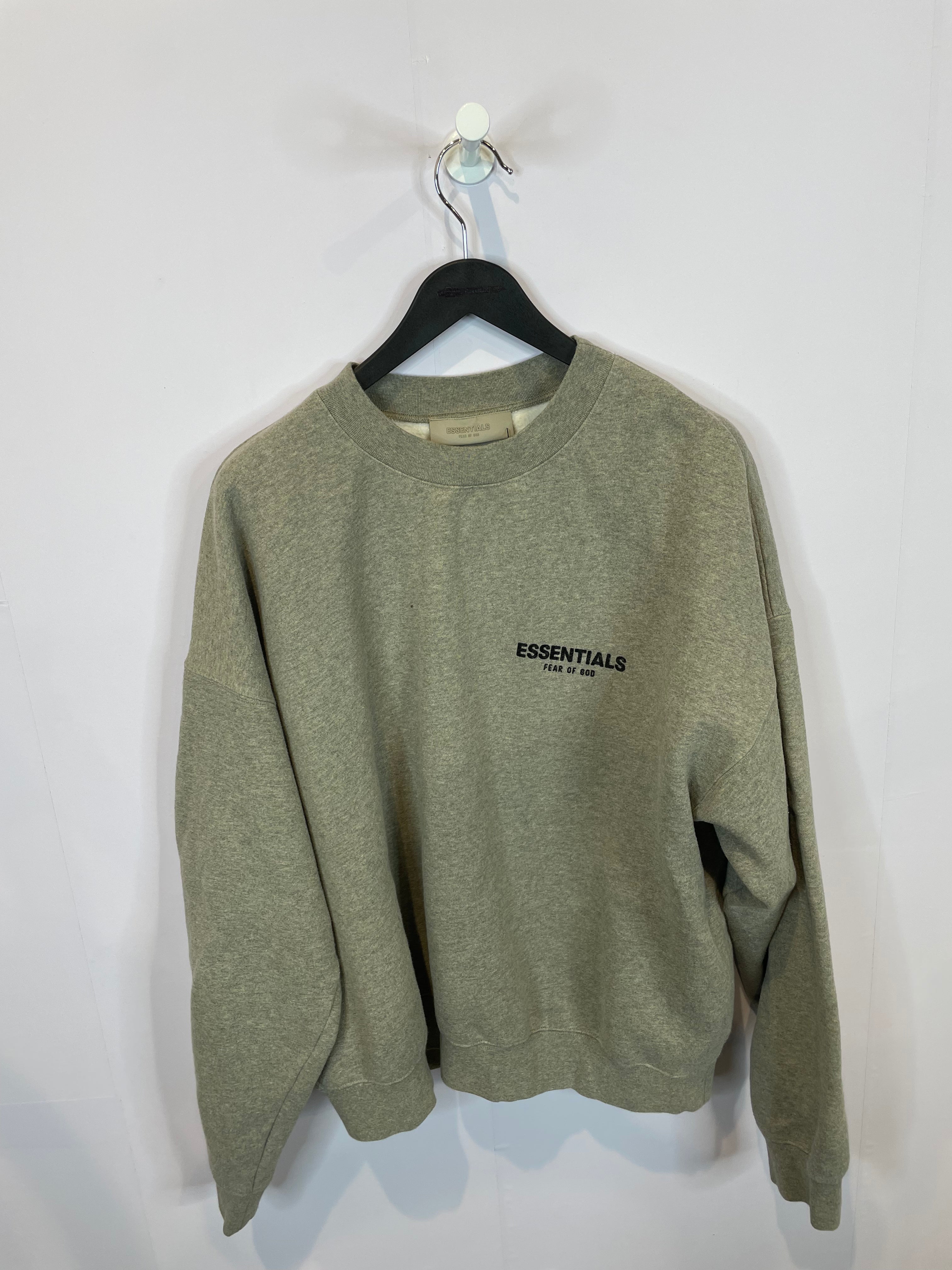 Essentials Crewneck Dark Oatmeal Used XL