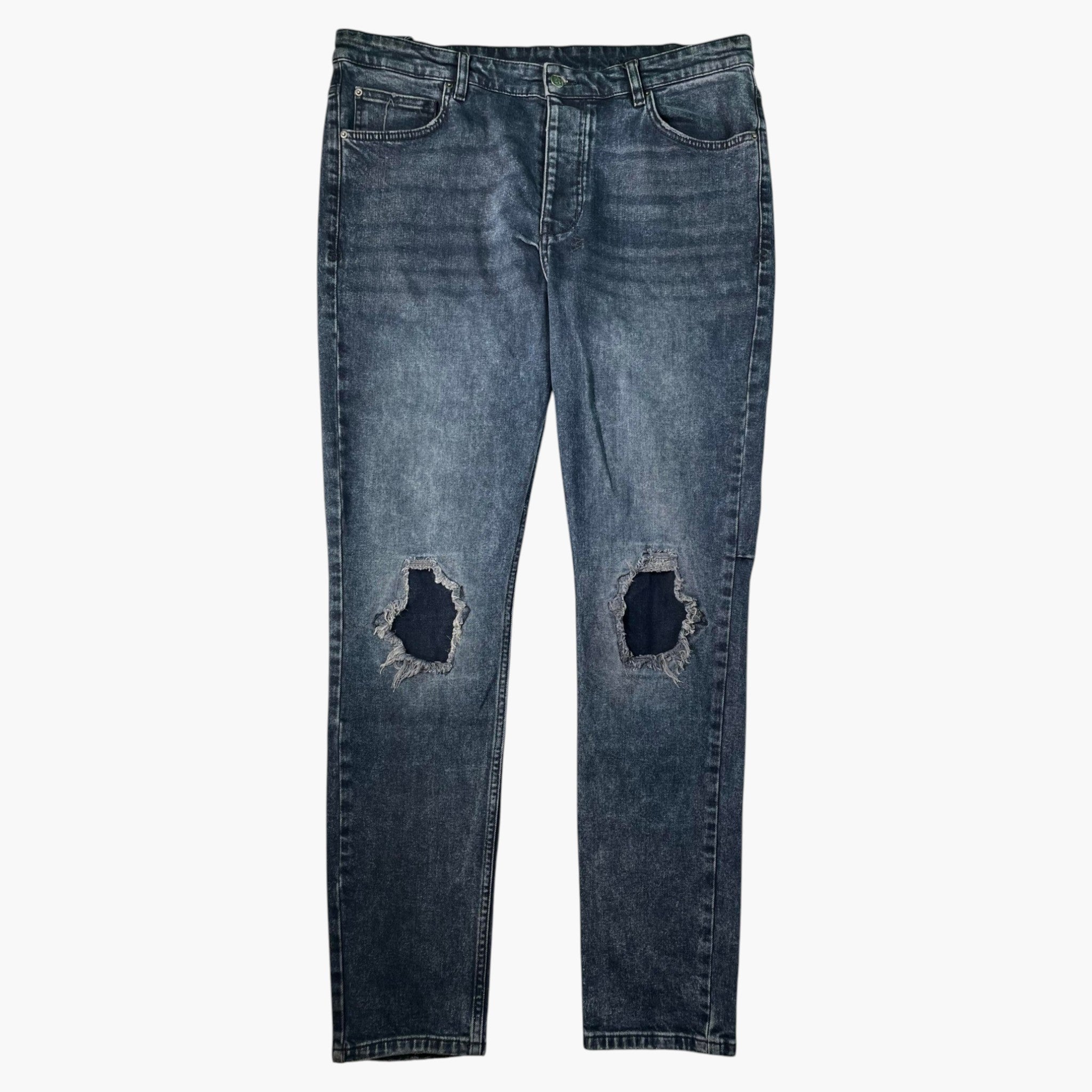 Ksubi Light Wash Knee Rip Jeans