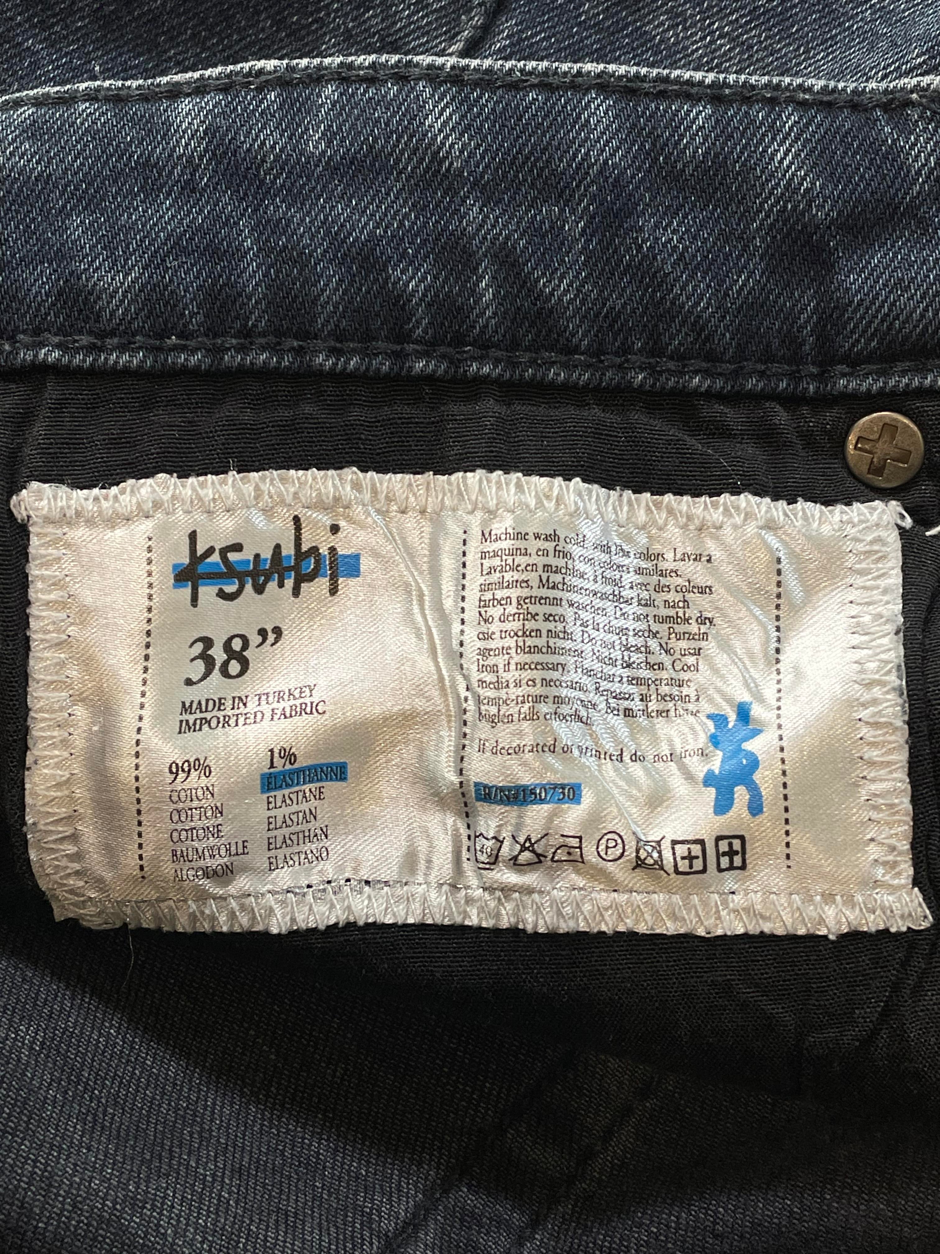 Ksubi Light Wash Knee Rip Jeans