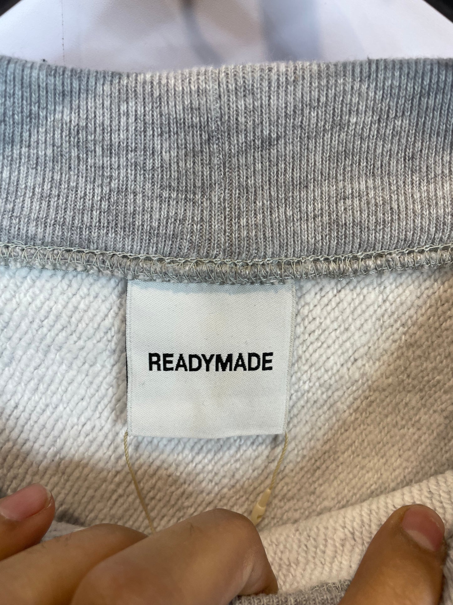 Ready Made Crewneck Grey Black New Small With Tags