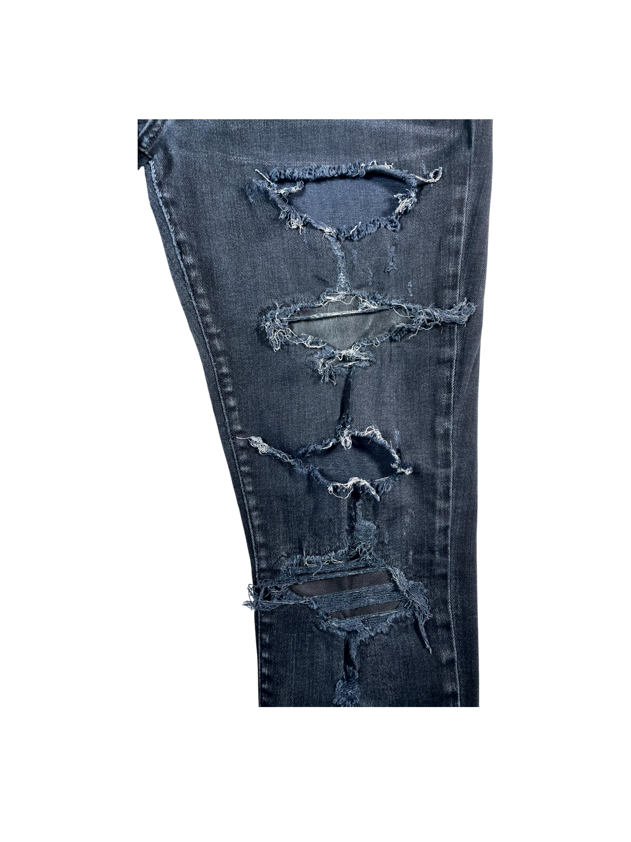 Amiri "Side Logo" Black Jeans