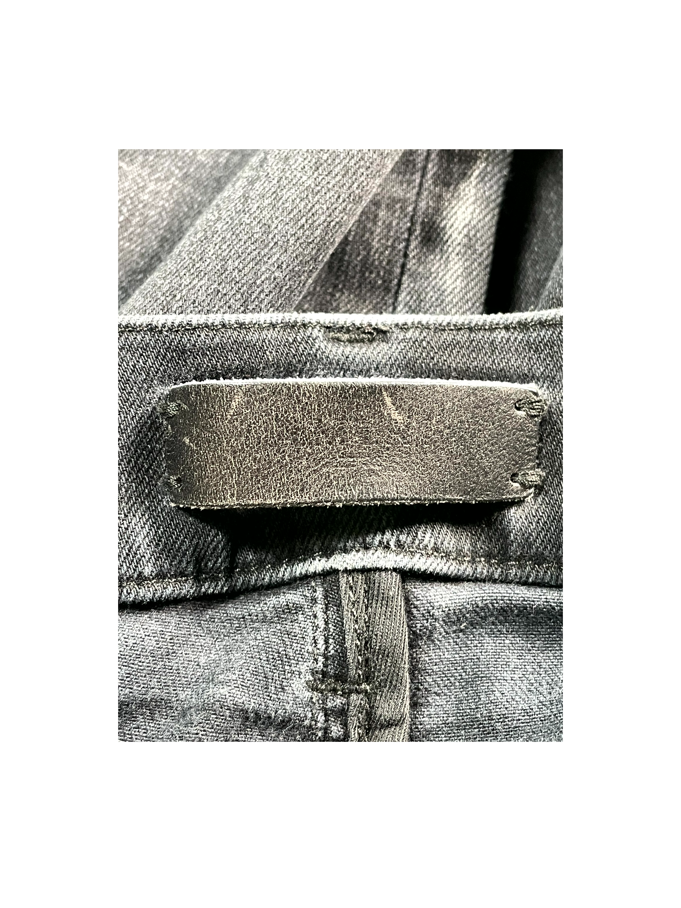 Amiri "Side Logo" Black Jeans