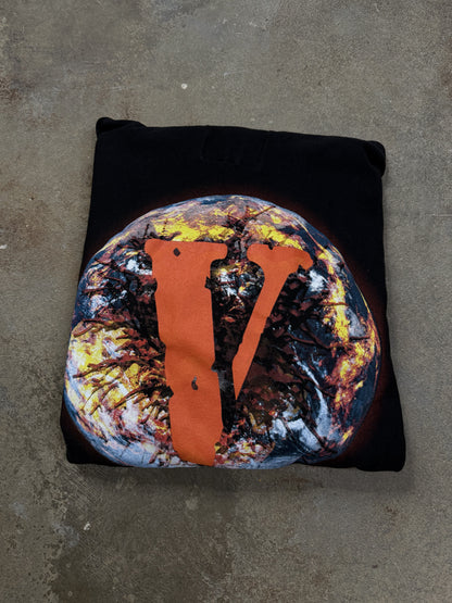 VLONE Juice Wrld Hoodie Black Multi Used Small