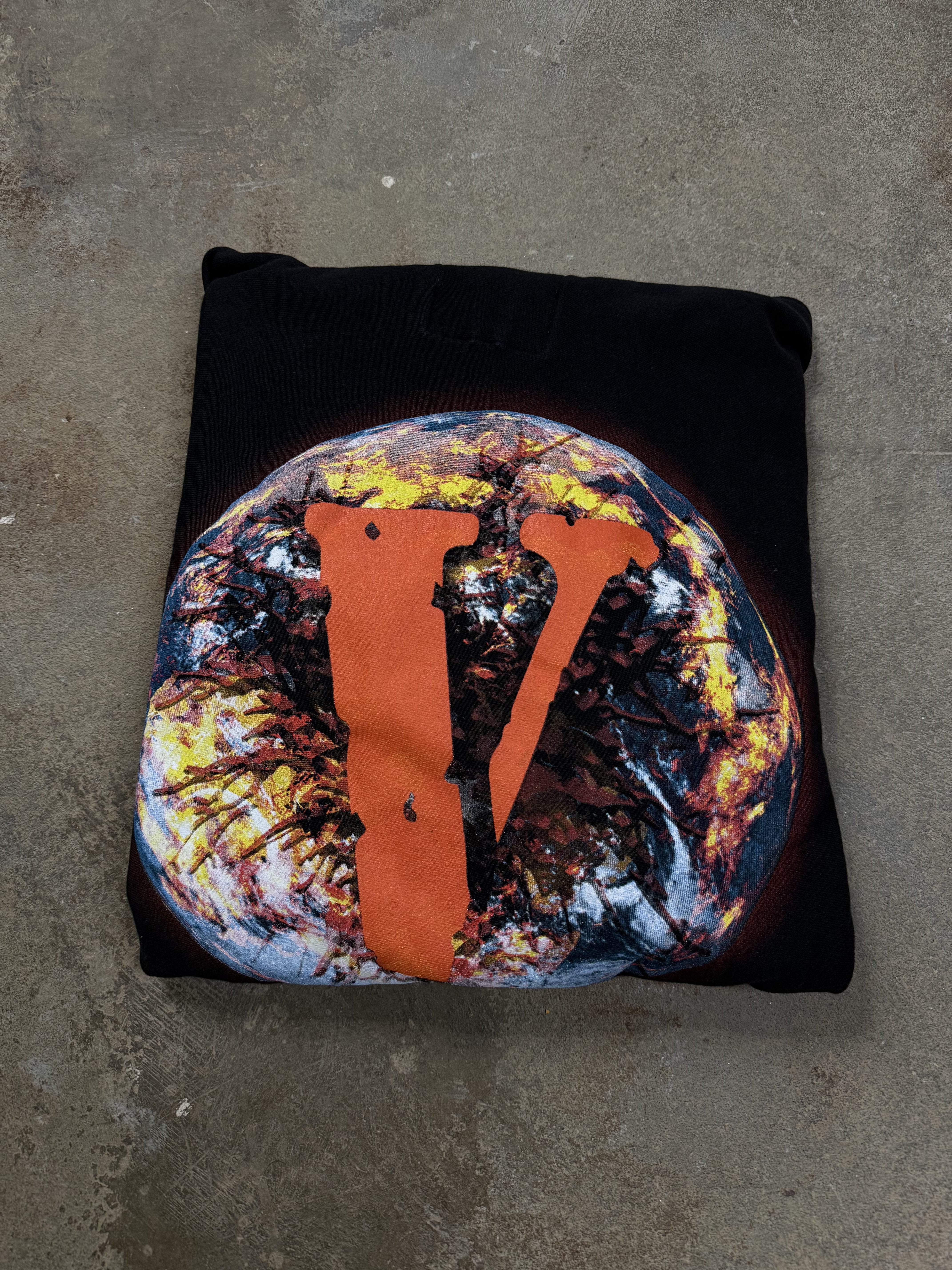 VLONE Juice Wrld Hoodie Black Multi Used Small