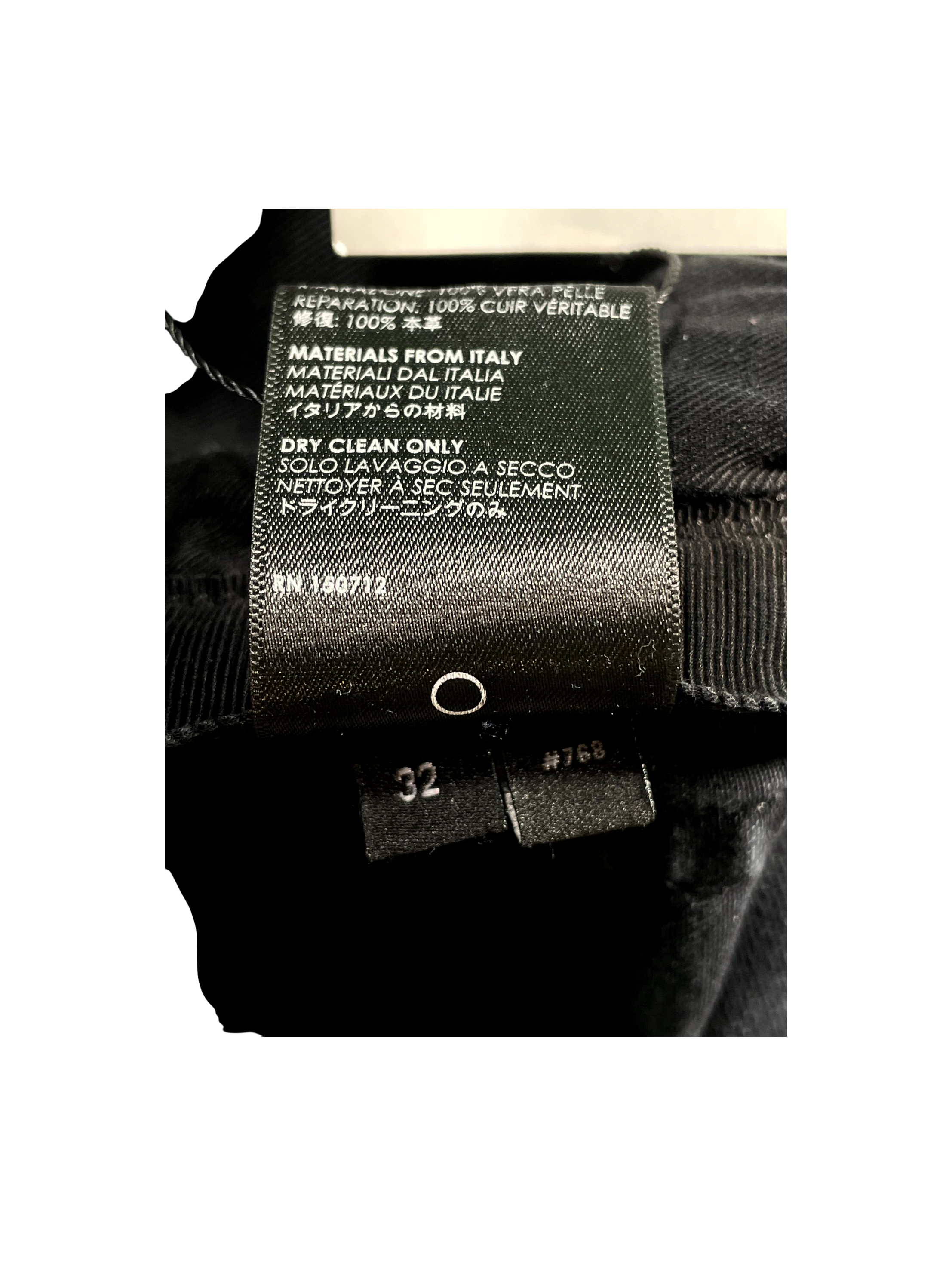 Amiri "Side Logo" Black Jeans
