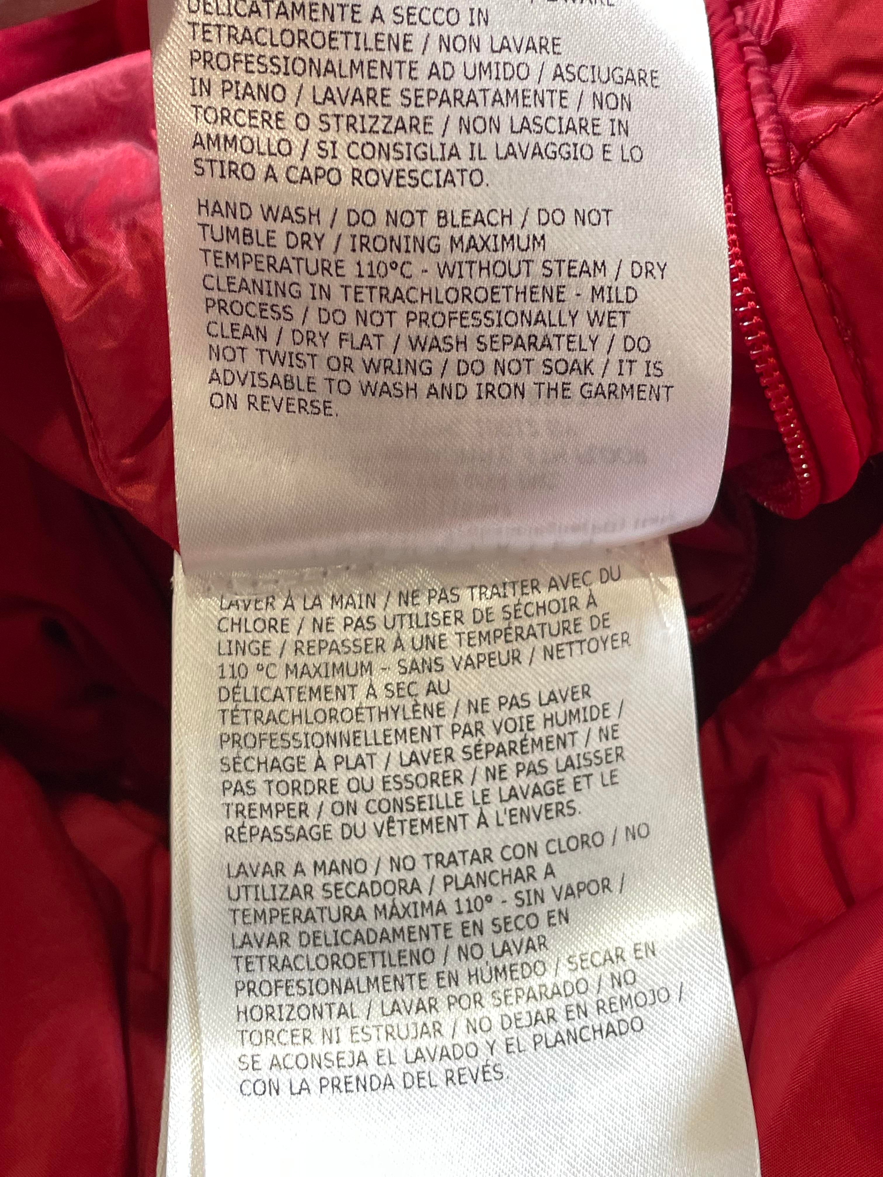 Moncler Montvernier Red Puffer Jacket