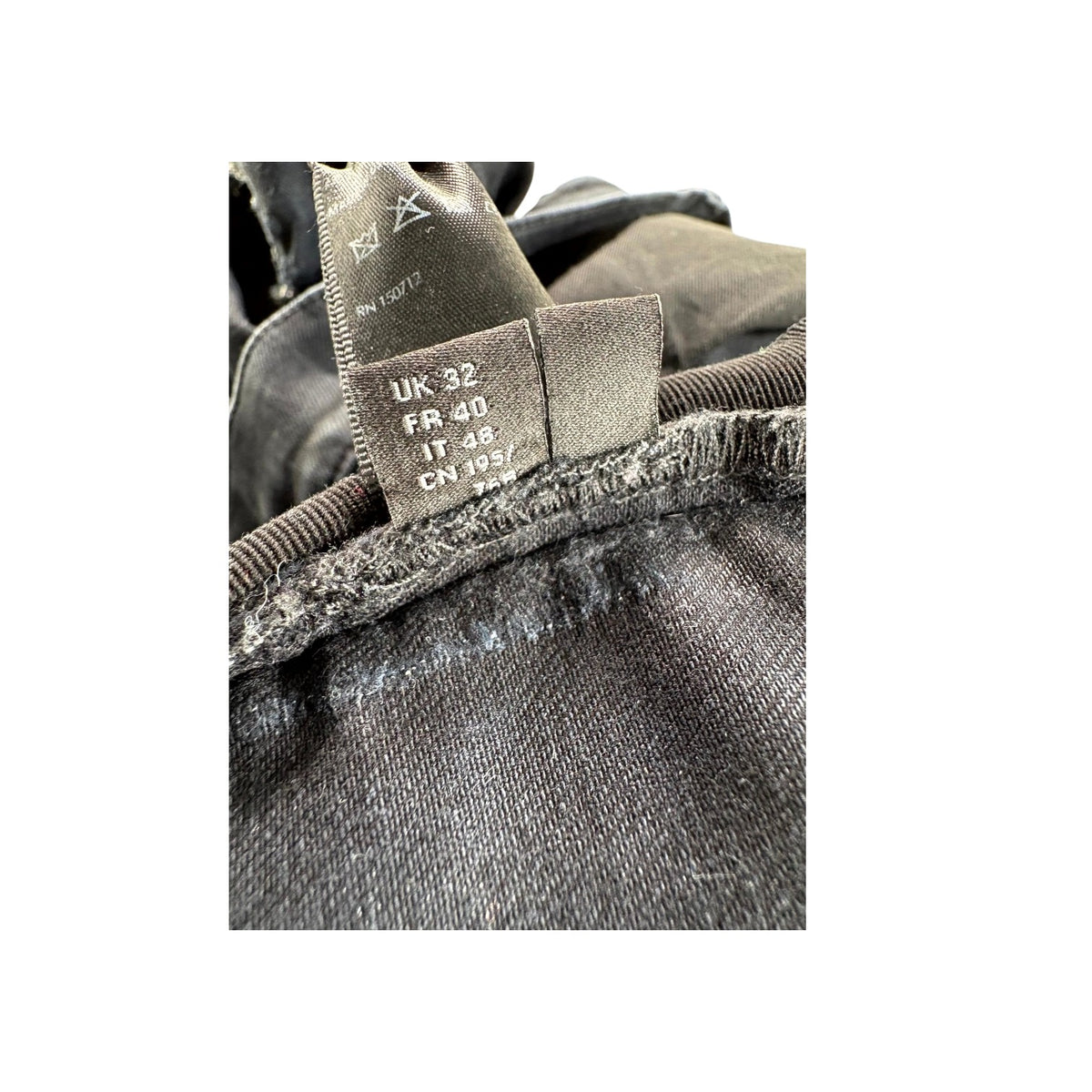Amiri "MX1" Paisley Patch Black Wash & Brown Jeans