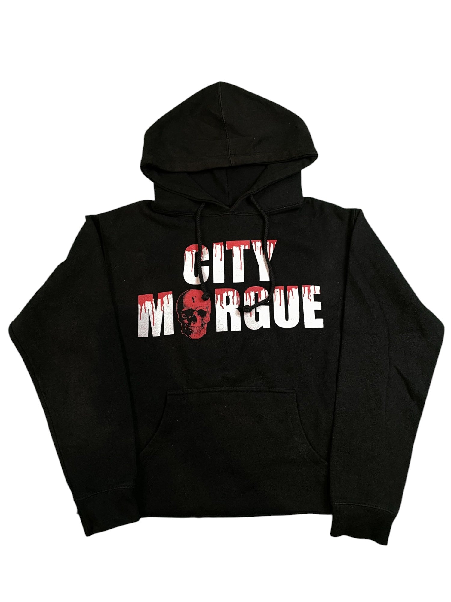 VLONE City Morgue Hoodie Black Red