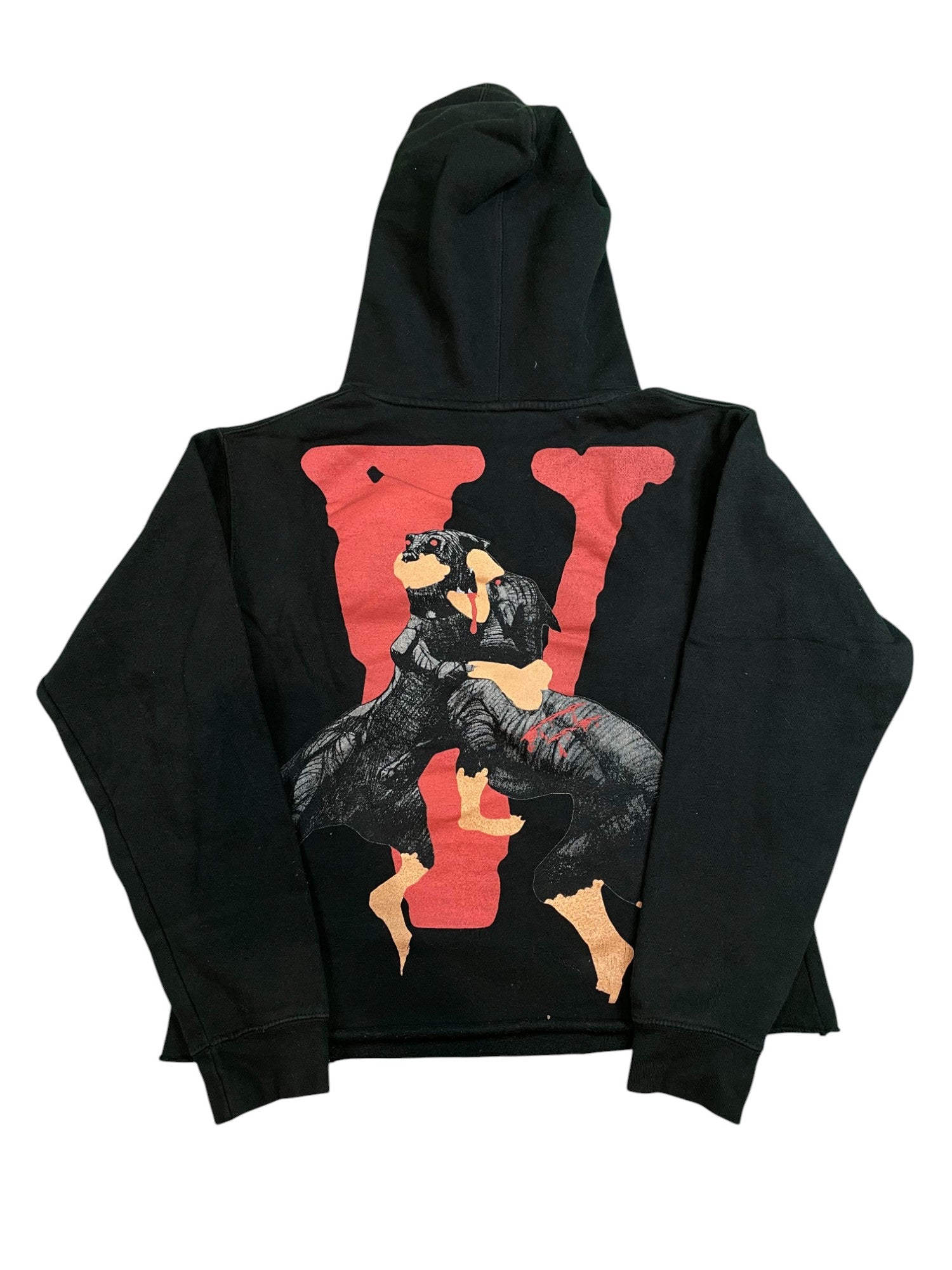 VLONE City Morgue Hoodie Black Red