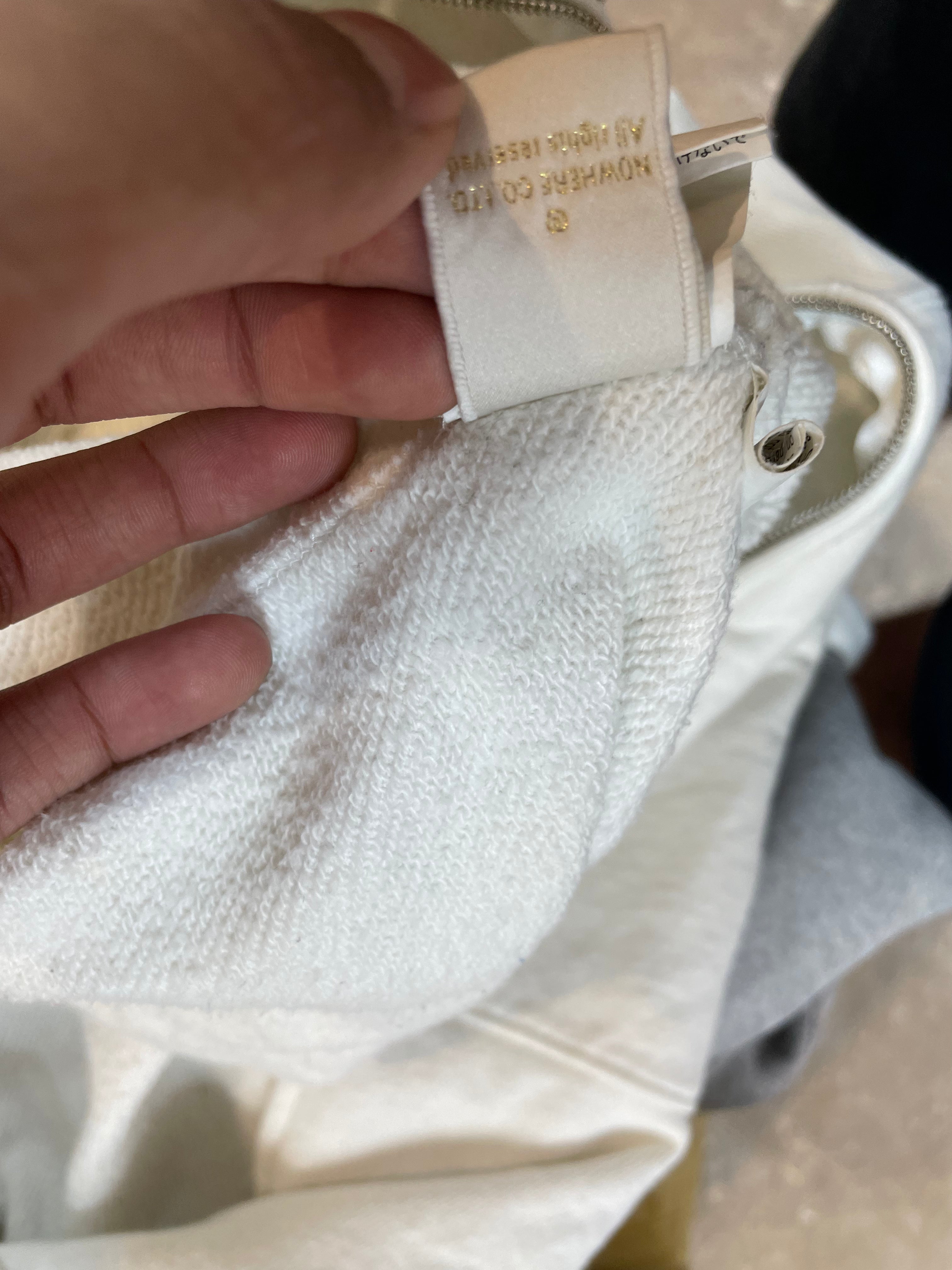 BAPE Tiger Zip Up White Used XL