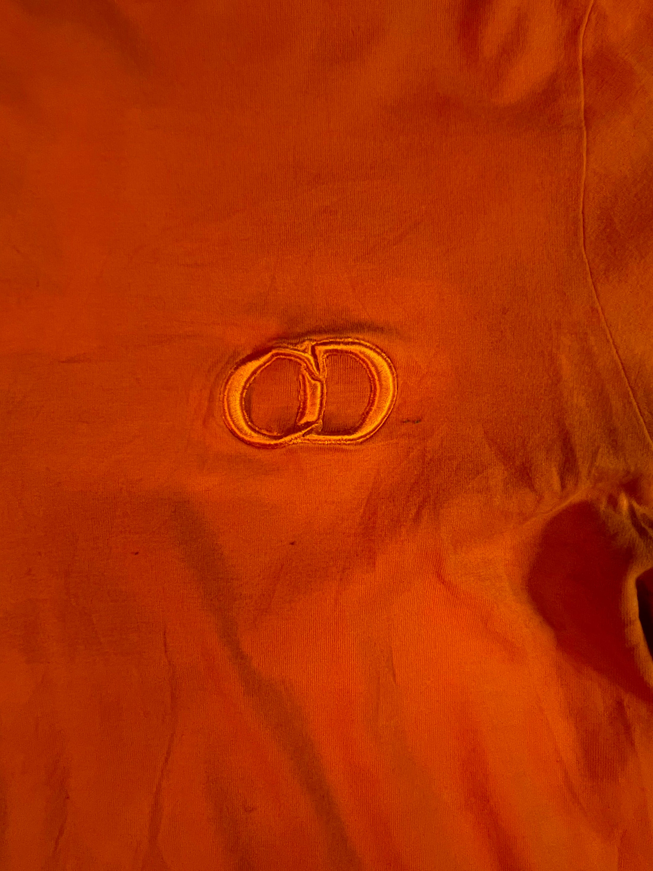Dior CD Logo Orange Tee