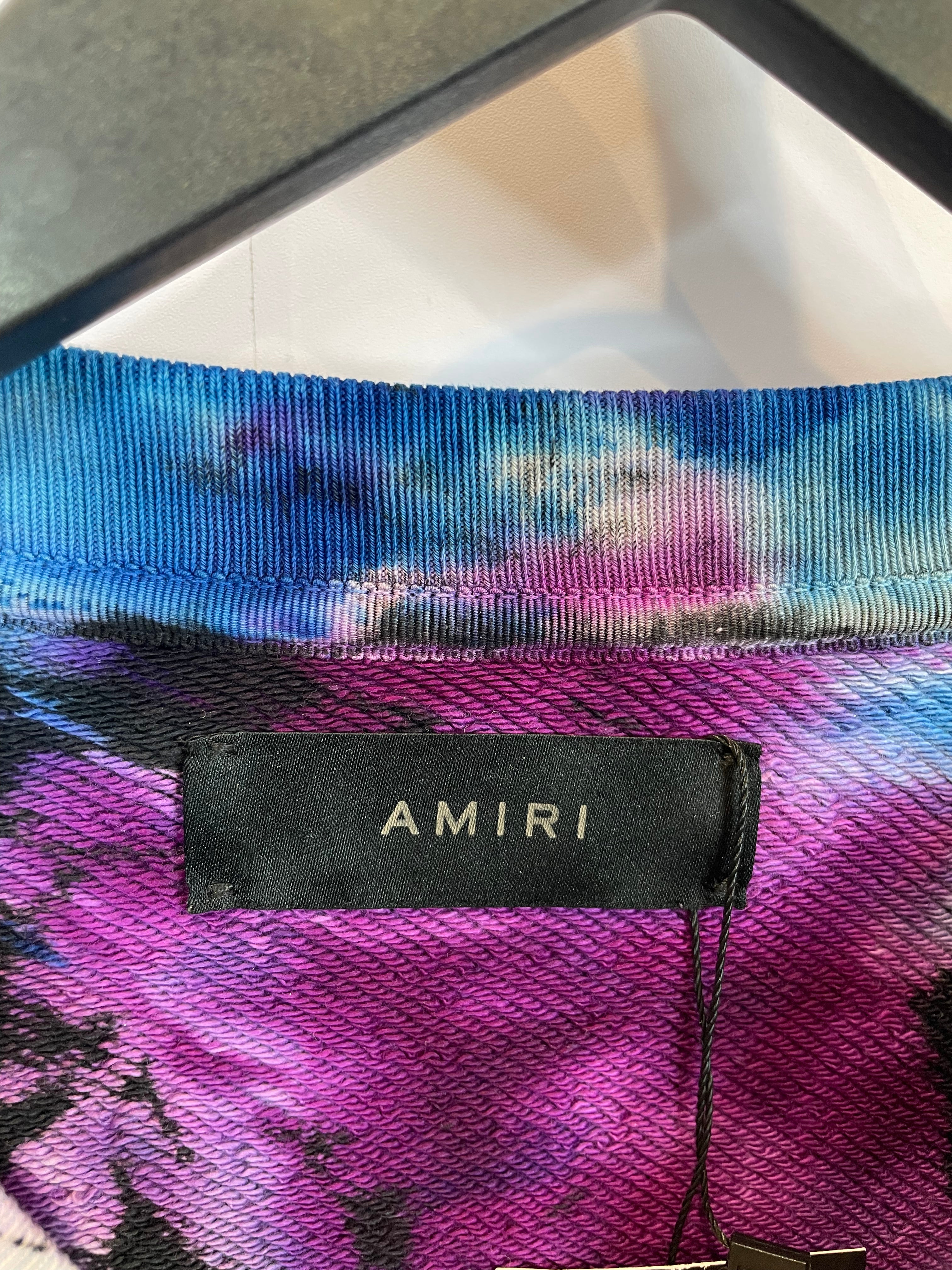 Amiri Crystal Ball Tie Dye Crewneck Used XS