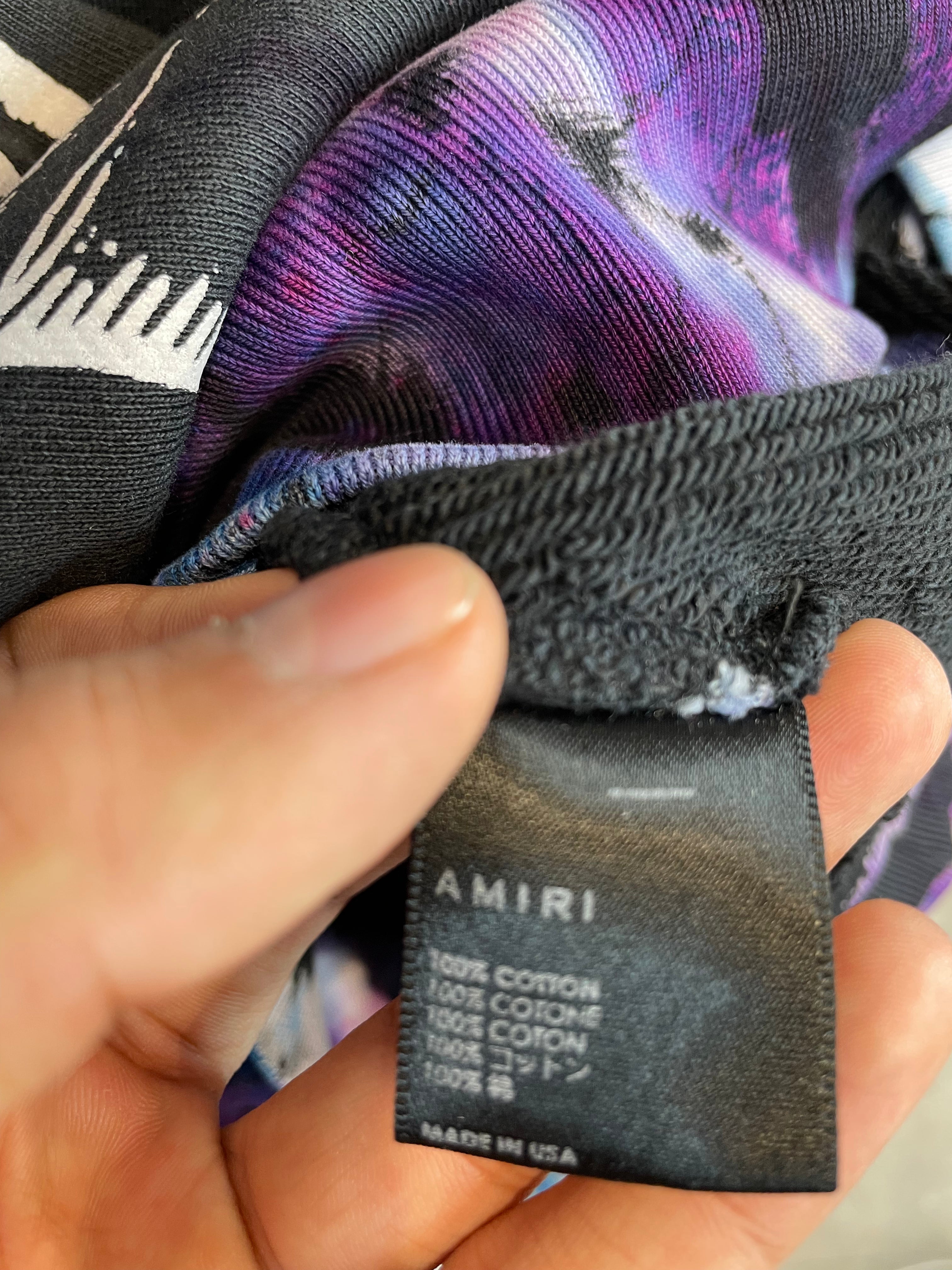 Amiri Crystal Ball Tie Dye Crewneck Used XS