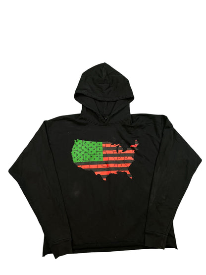 VLONE Flag Power Hoodie Black