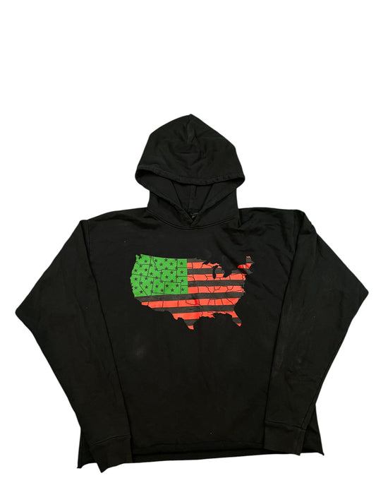 VLONE Flag Power Hoodie Black