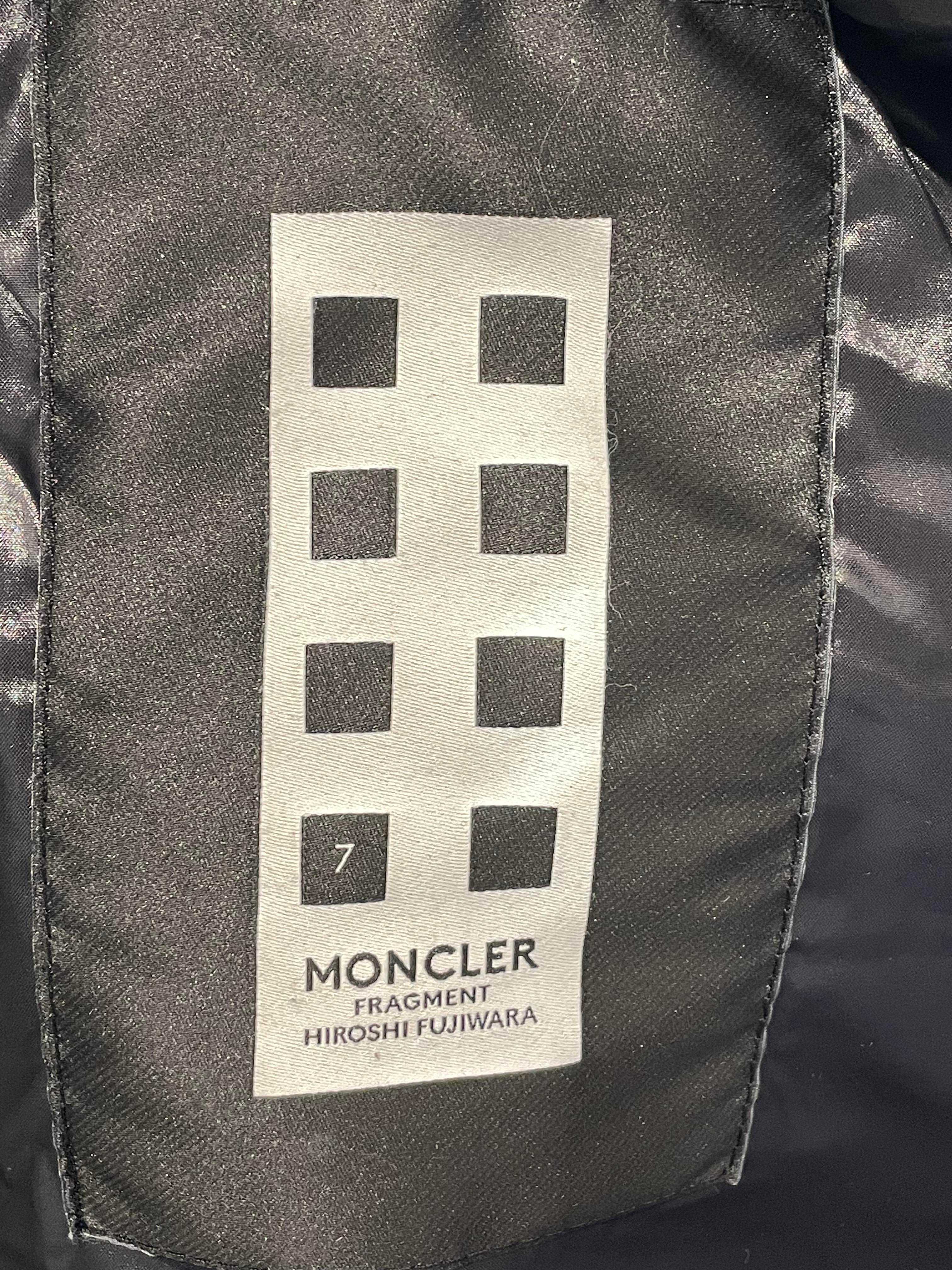 Moncler x Fragement Maygon Grey Bomber Jacket