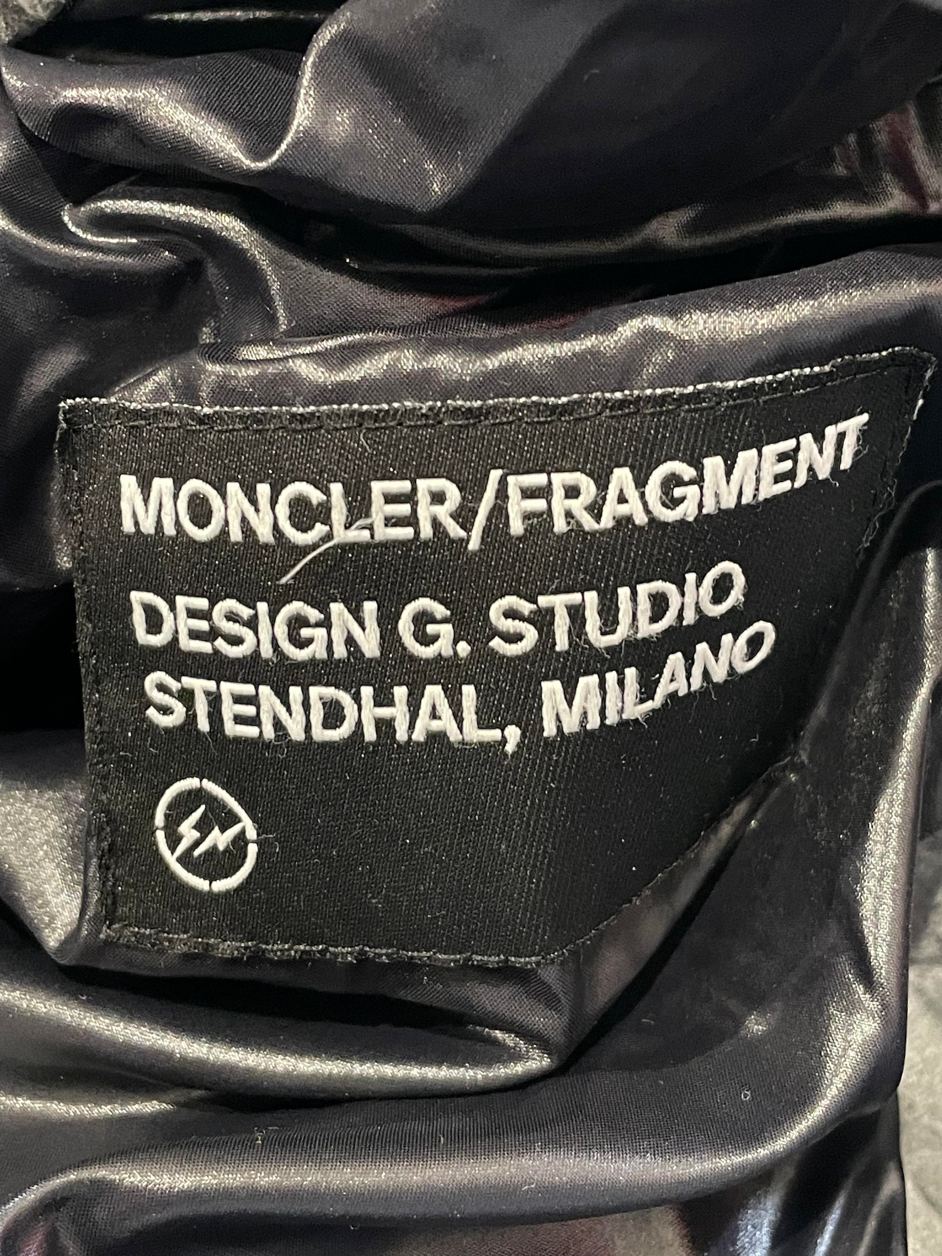 Moncler x Fragement Maygon Grey Bomber Jacket
