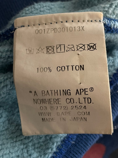 BAPE Shark Zip Up Navy & Red Camo Hoodie