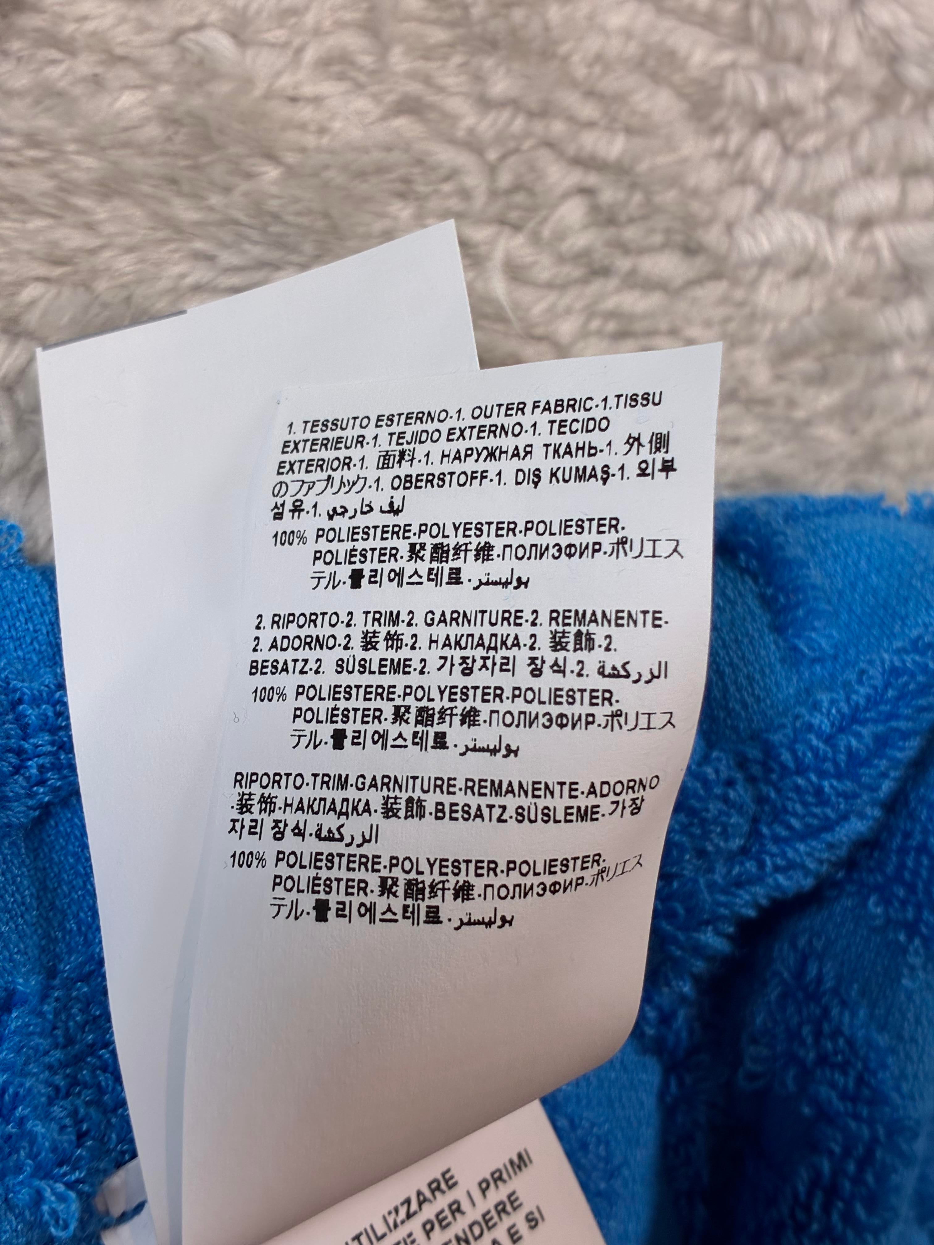 Versace Monogram Blue Robe