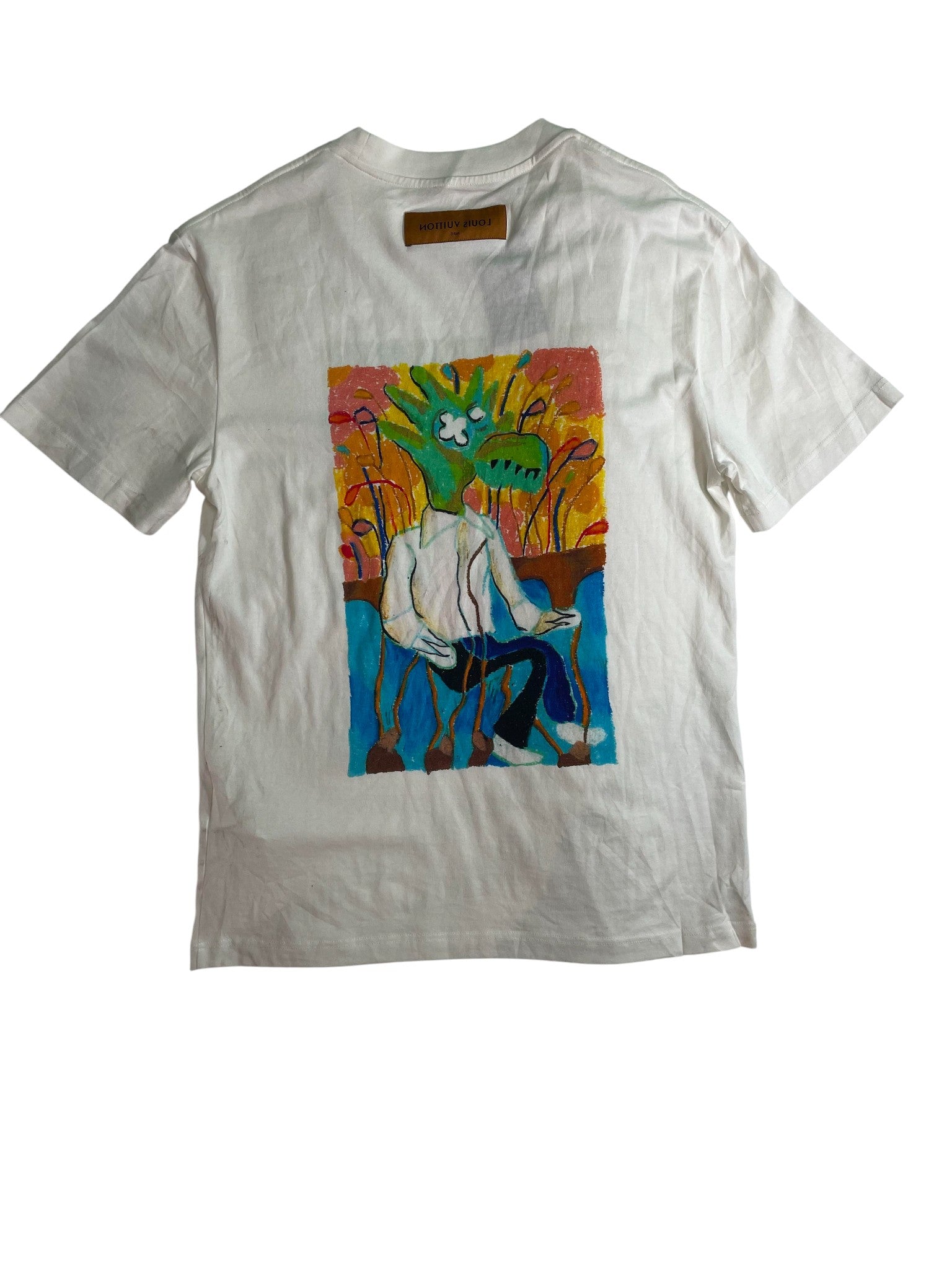 LV 'Parrot' White Tee