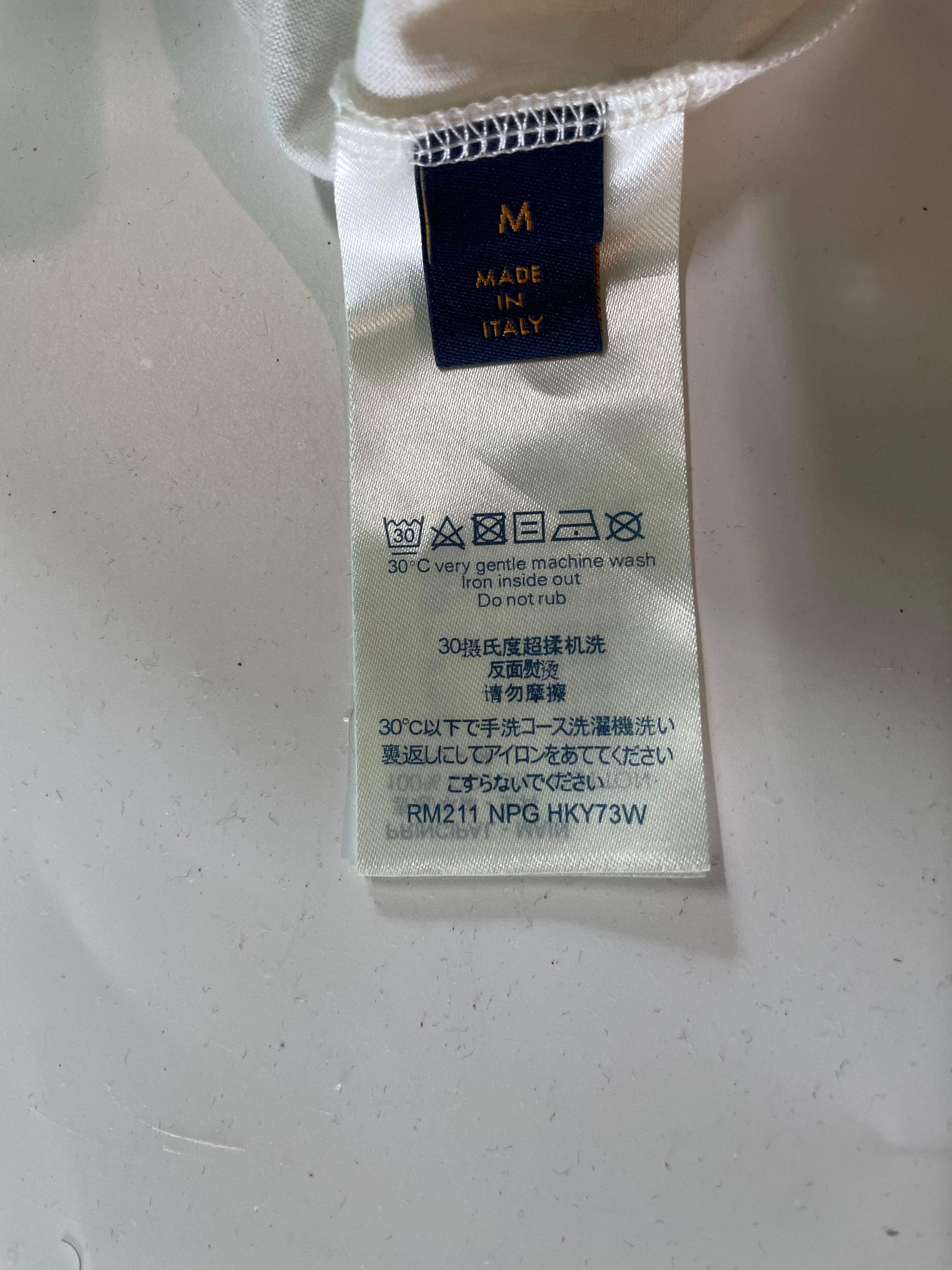 LV 'Parrot' White Tee