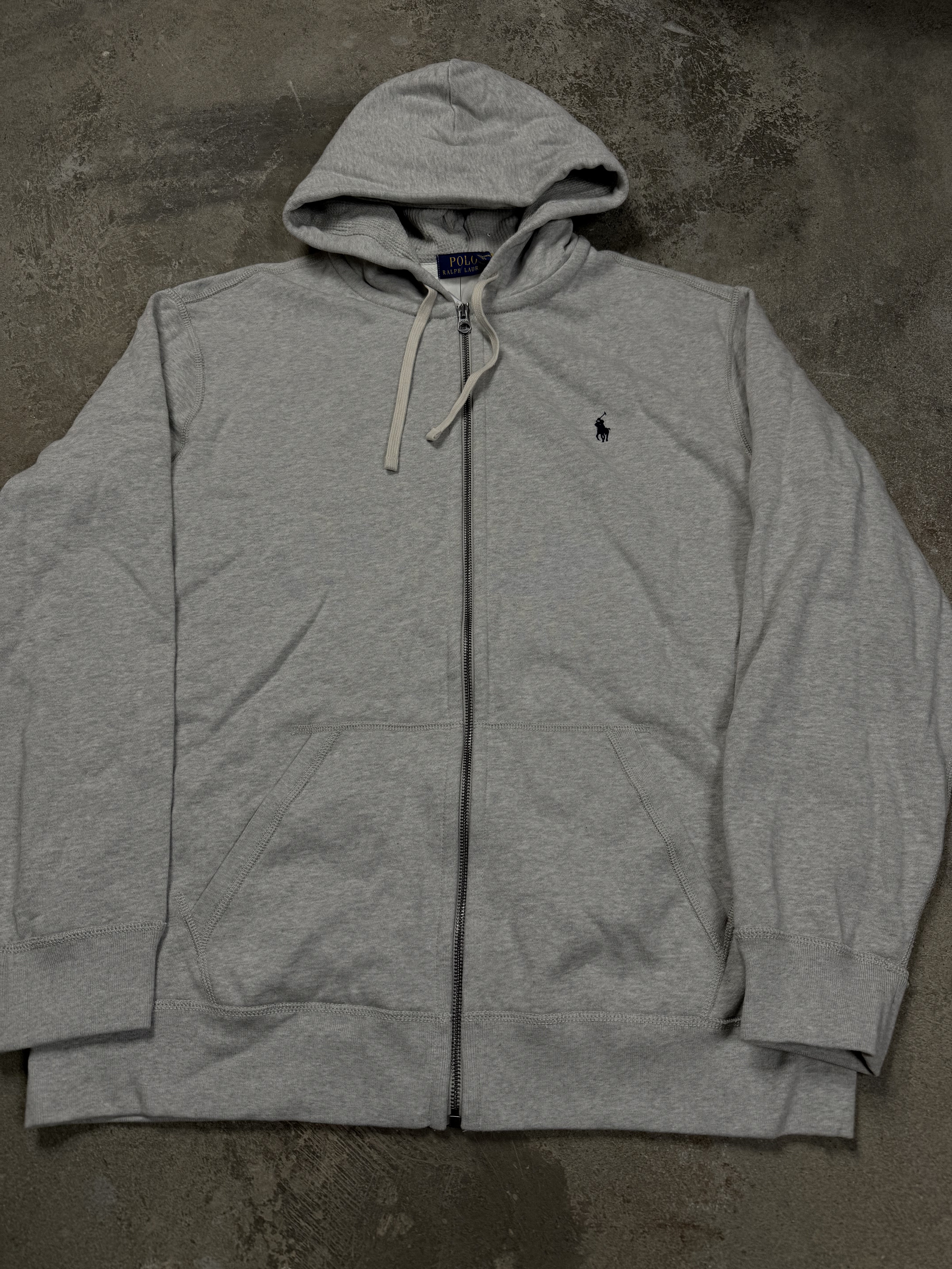 Polo Zip Up Grey New XXL With Tags