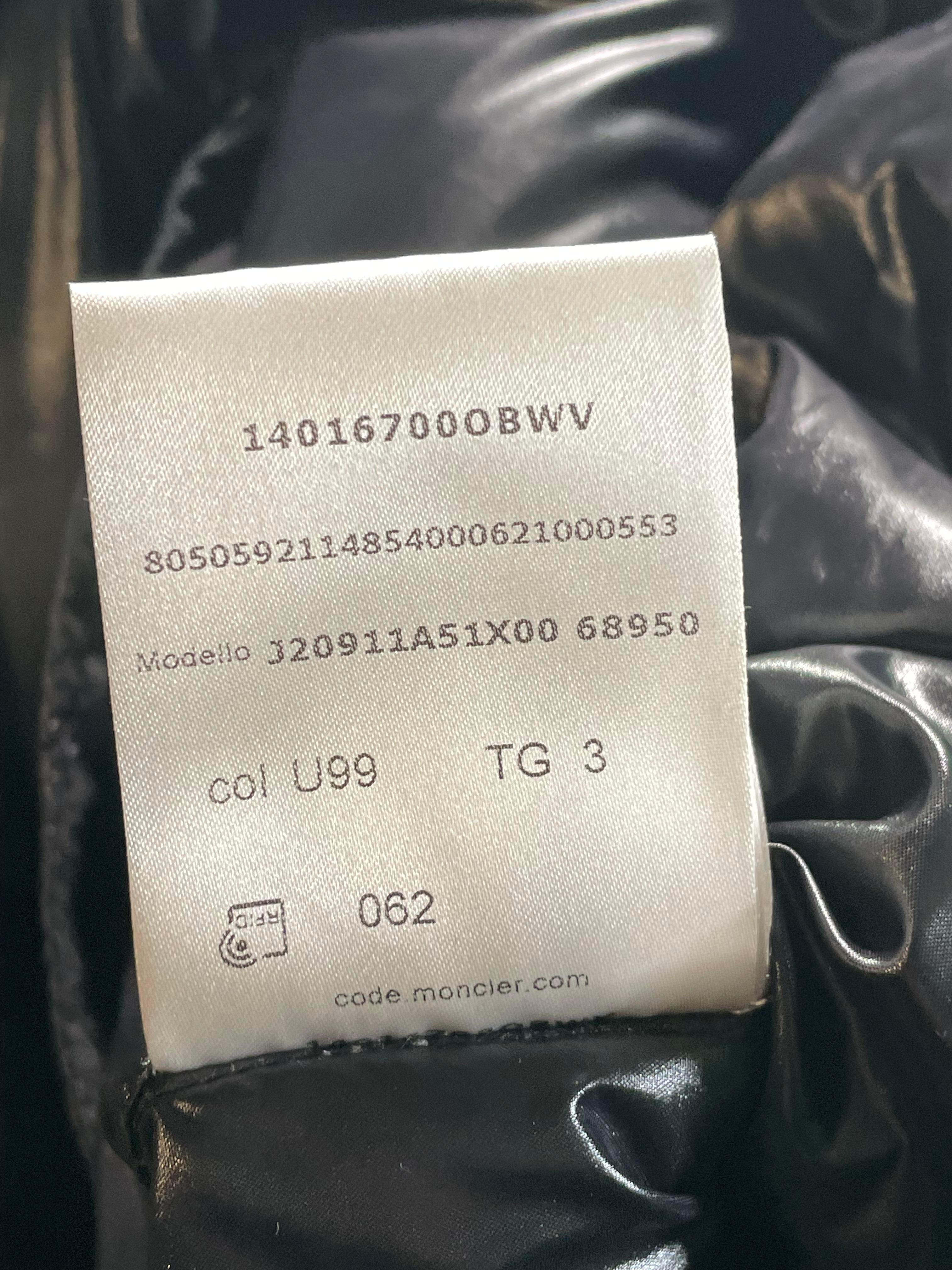 Moncler Montbeliard Black Jacket