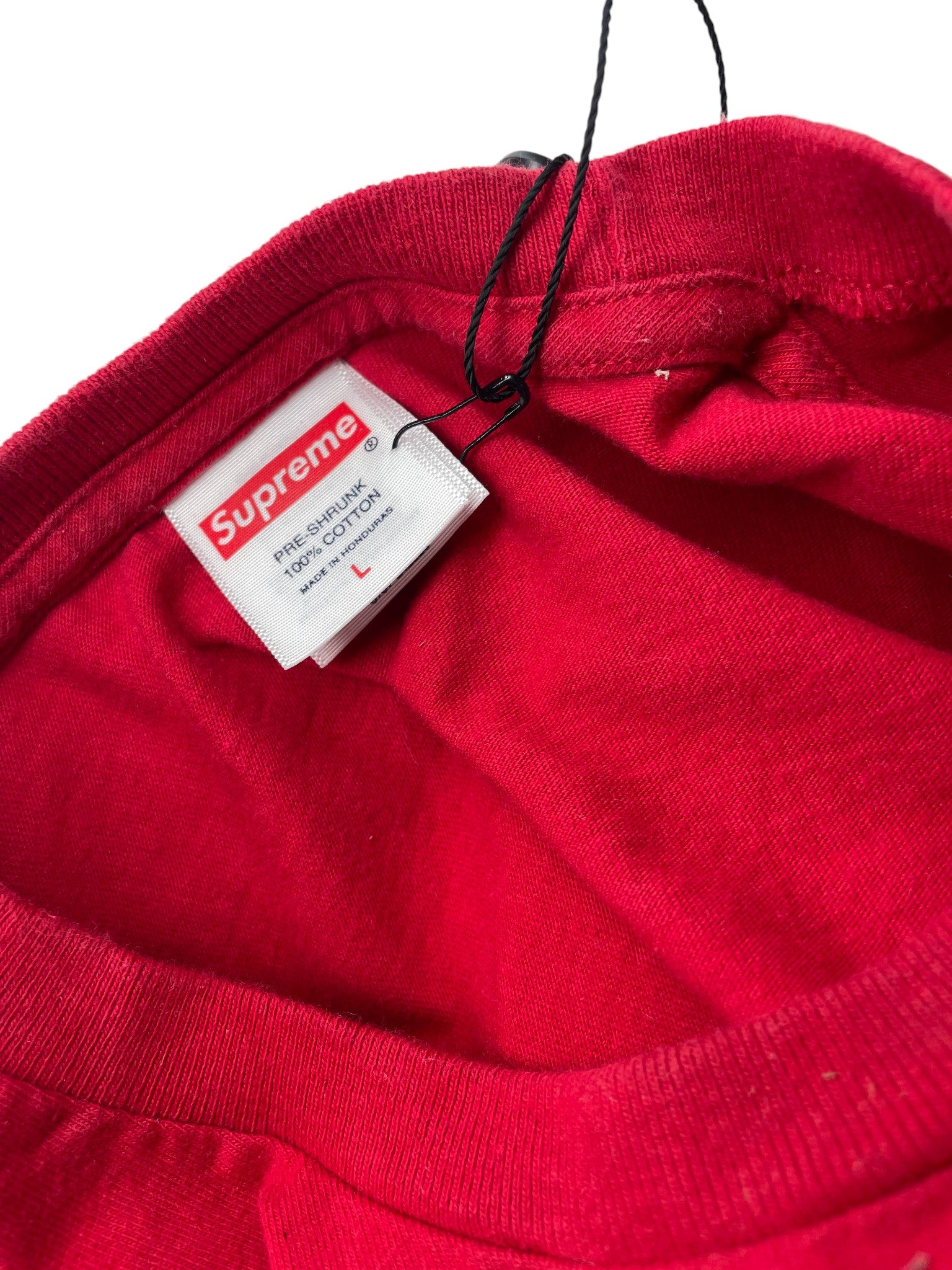 Supreme 'New York' Red & White Tee