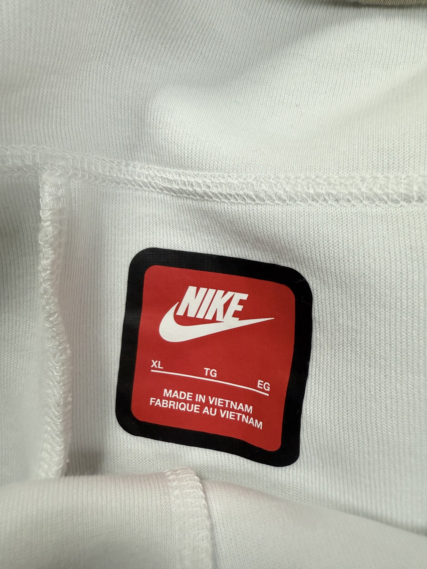 Nike Tech White Brown Sweats XL New