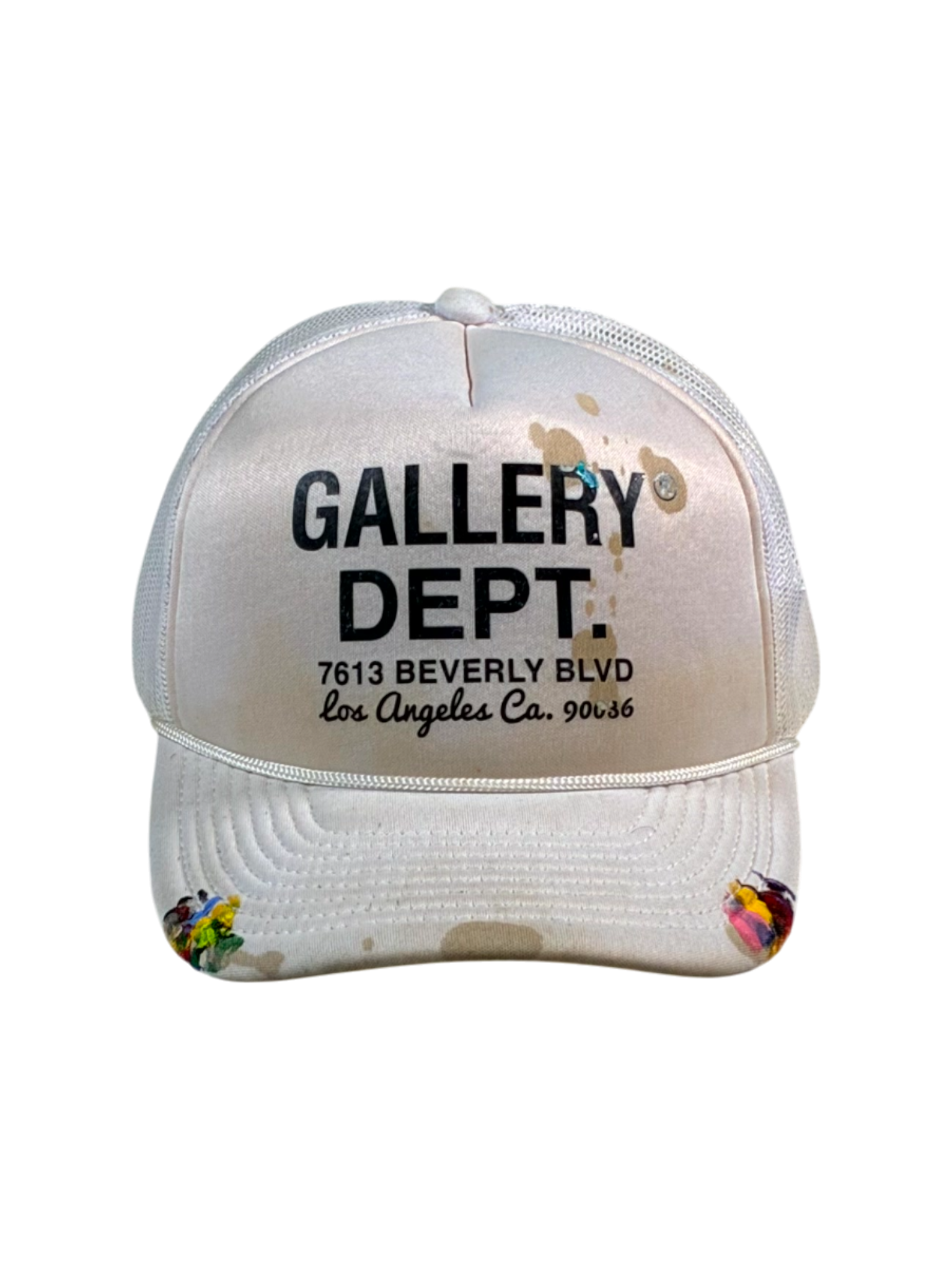 Gallery Dept Paint Splatter Trucker White Cap