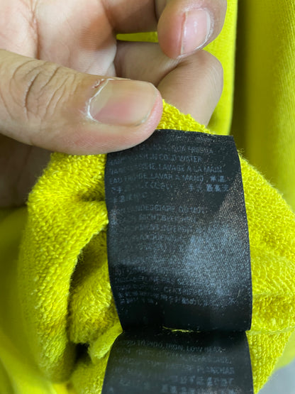 Balenciaga Classic Logo Hoodie Yellow Used Small