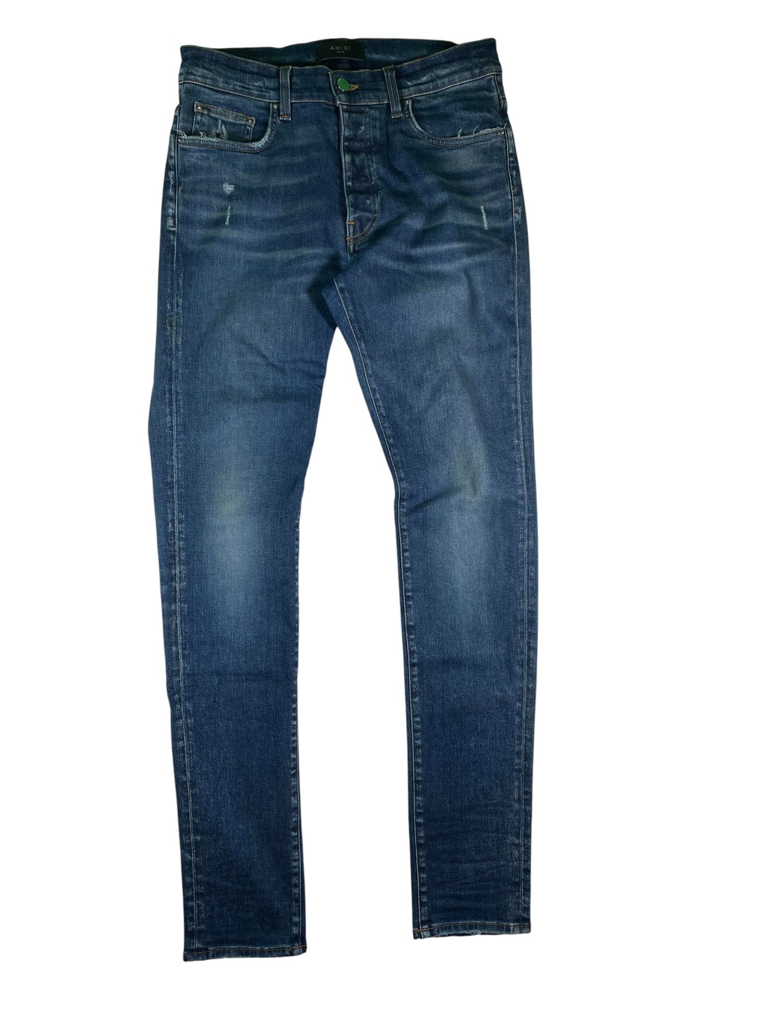 Amiri Thrasher Navy Wash Jeans
