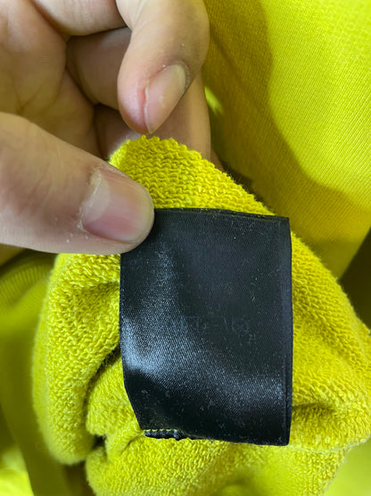 Balenciaga Classic Logo Hoodie Yellow Used Small