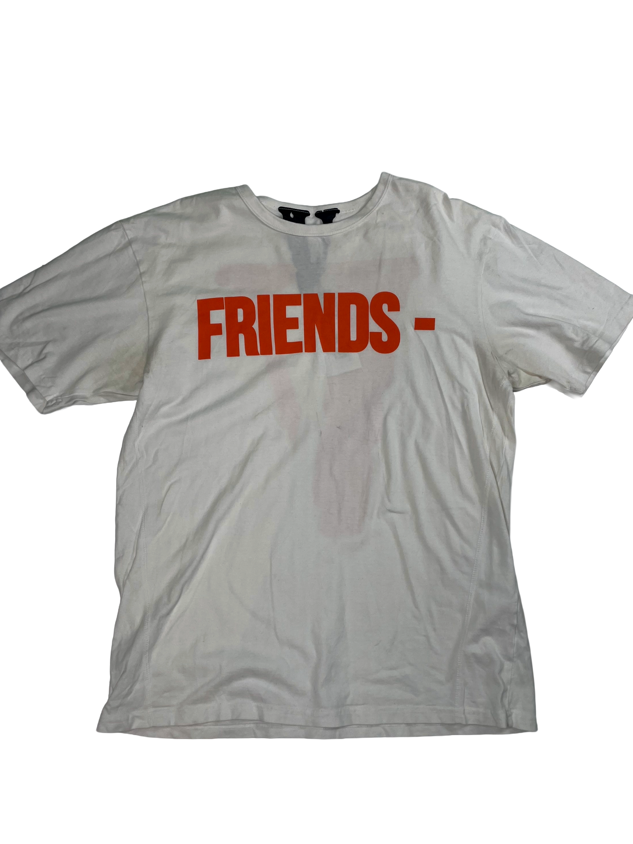 VLONE Juice Wrld White & Orange Tee