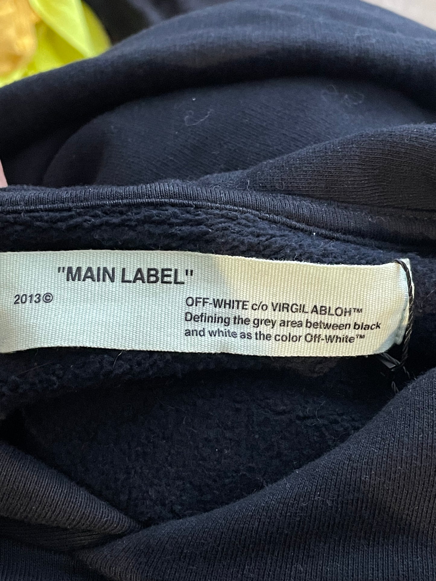 Off White Black Splatter Hoodie